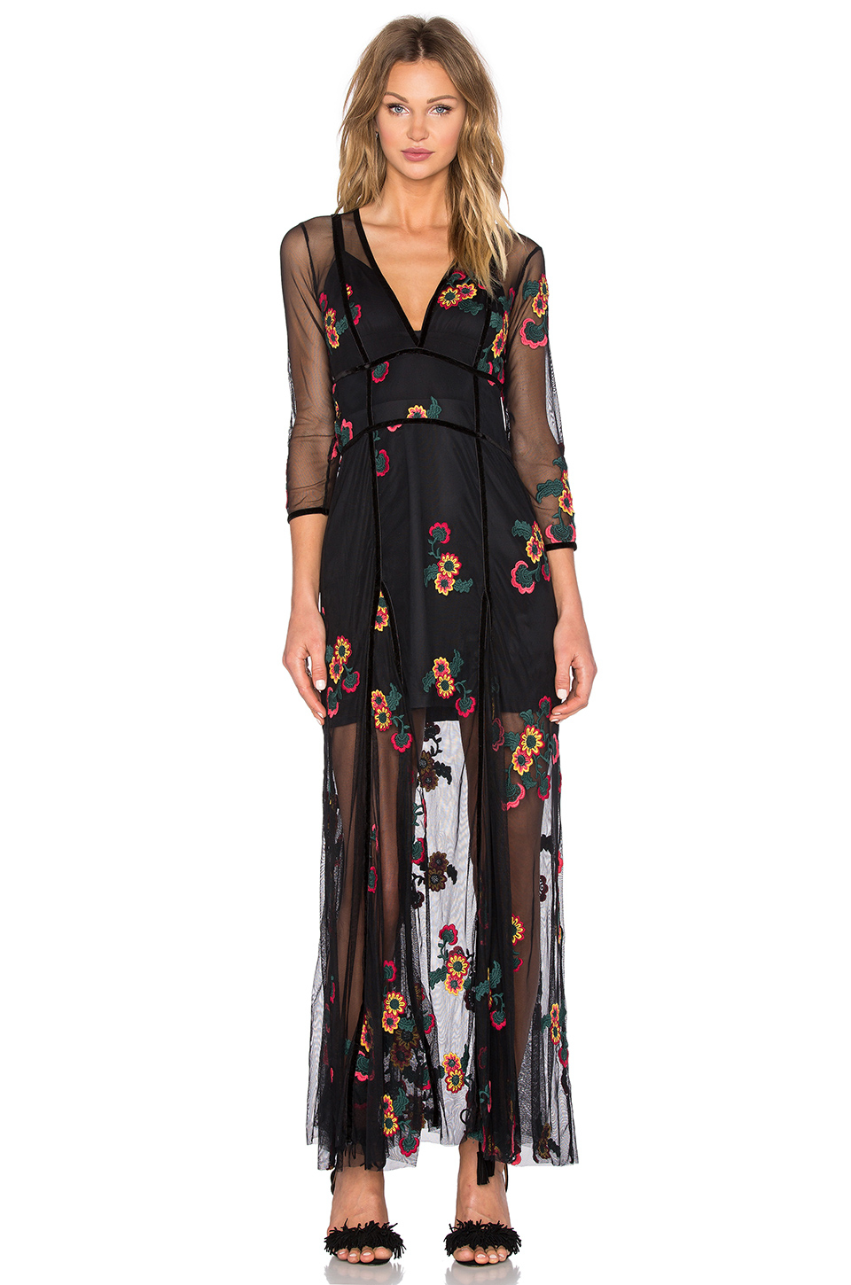 for love and lemons elenora maxi dress