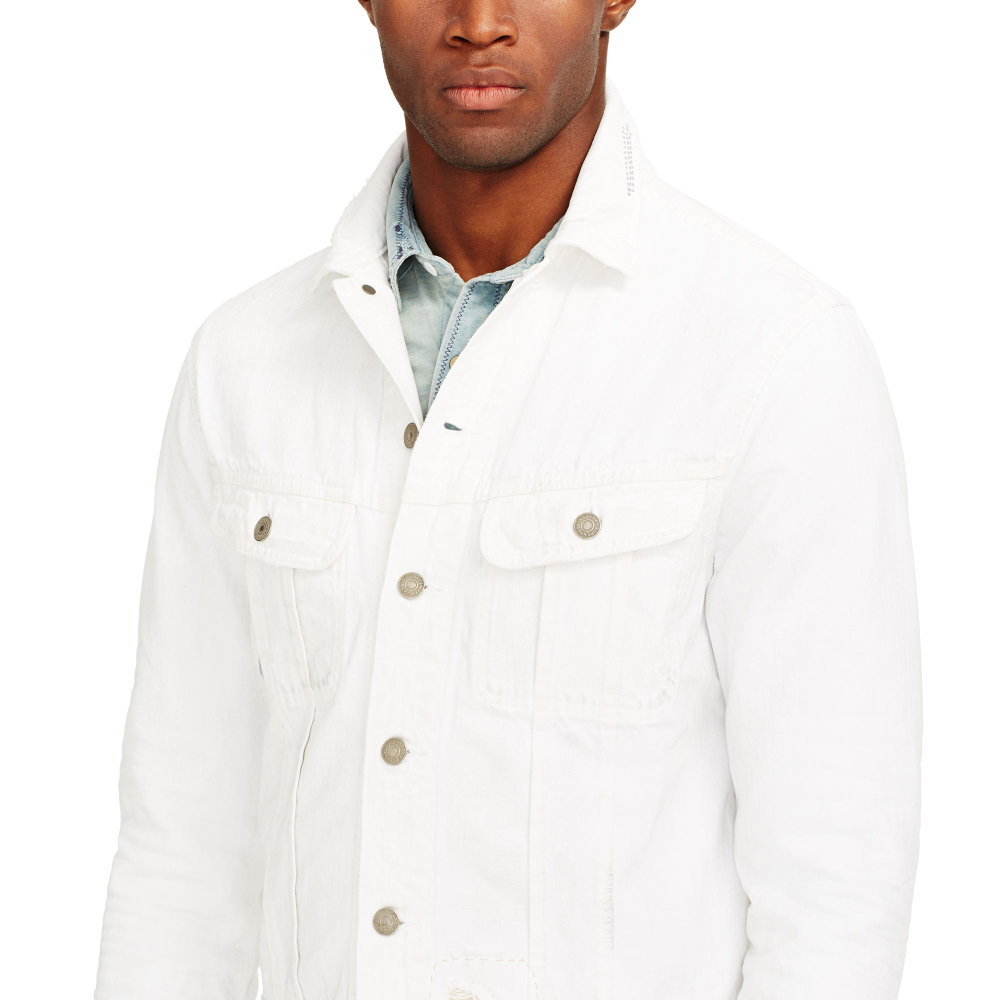 Polo white denim jacket Clearance