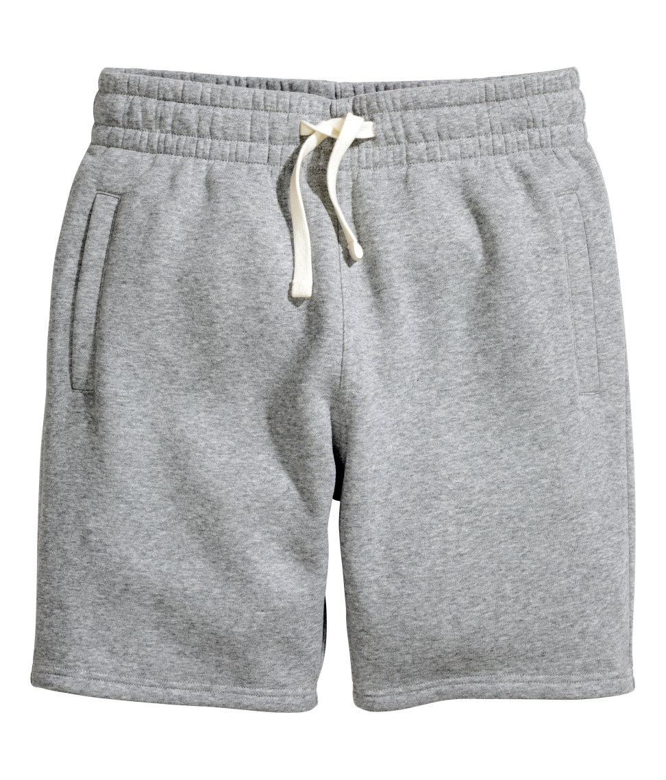 H\u0026M Sweatshirt Shorts in Grey (Grey 