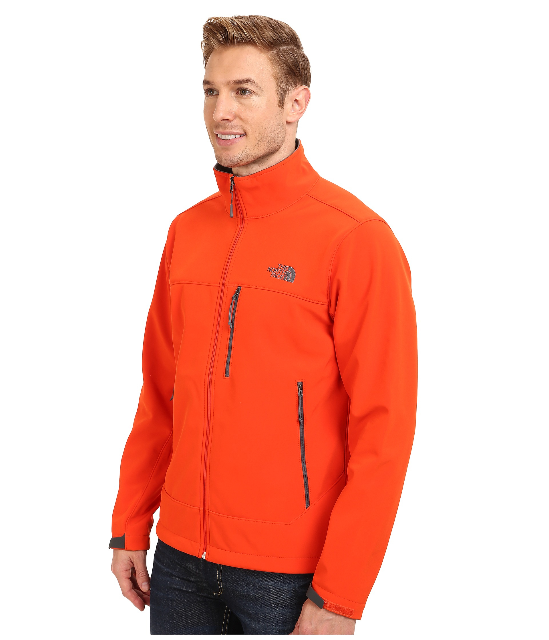 The North Face Apex Bionic Jacket in Orange for Men | Lyst