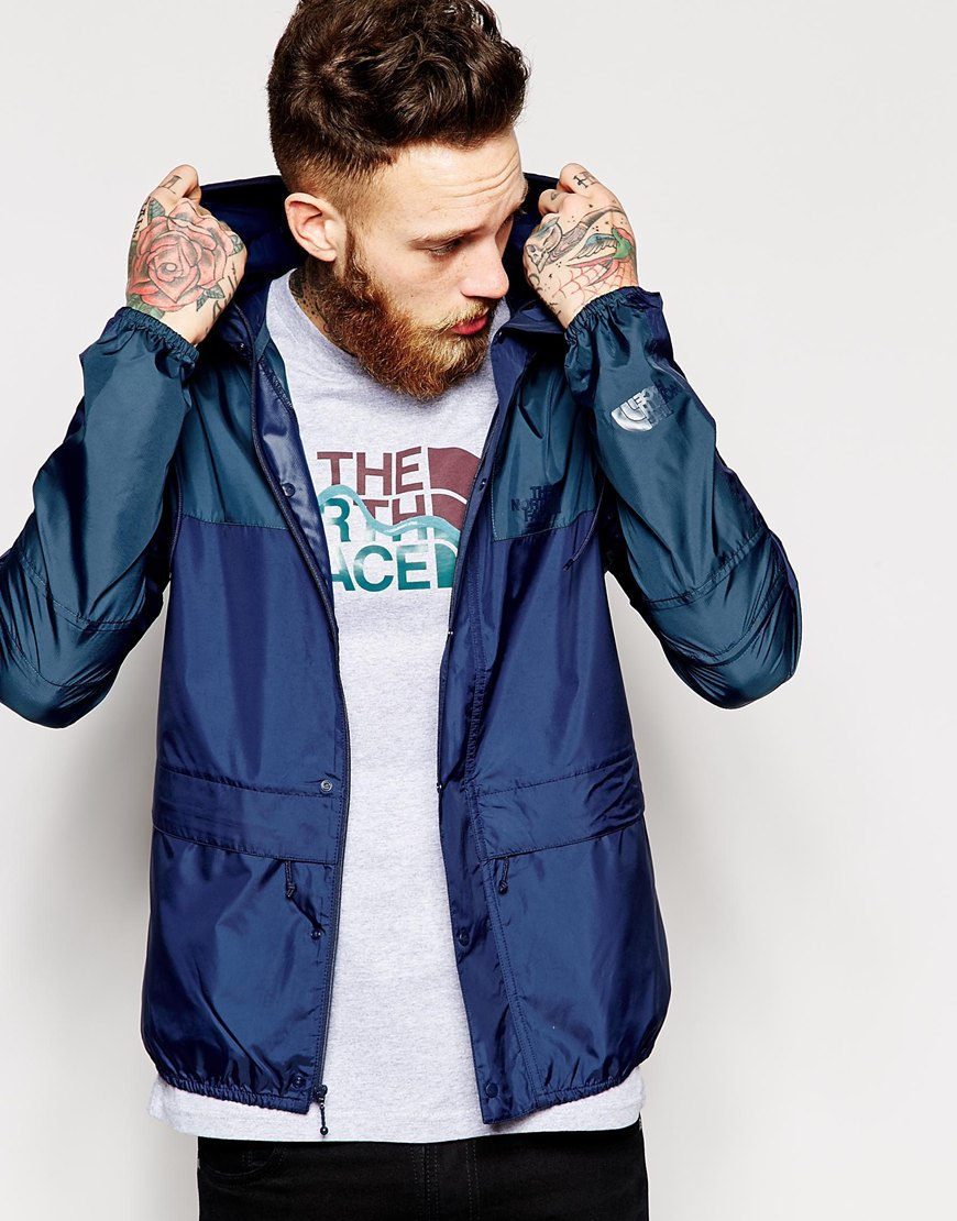 north face 1985 mountain jacket blue