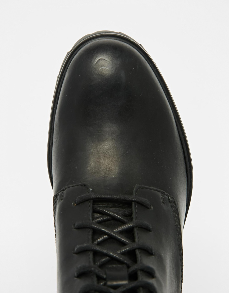 timberland lace up heel boots