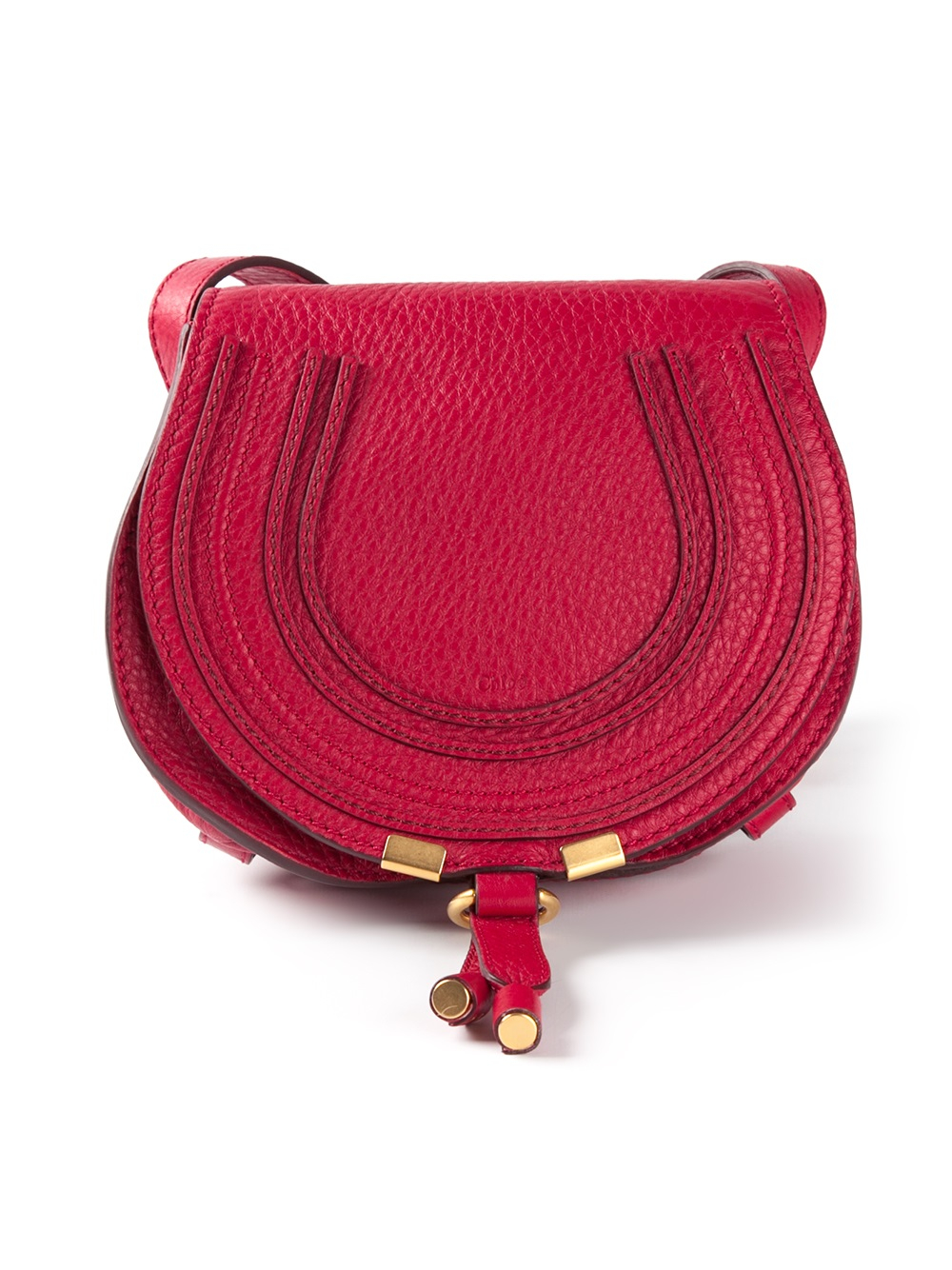 Chloé Marcie Mini Shoulder Bag in Pink & Purple (Red) - Lyst