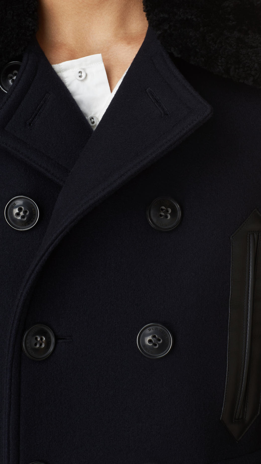 Burberry Double-Breasted Pea Coat