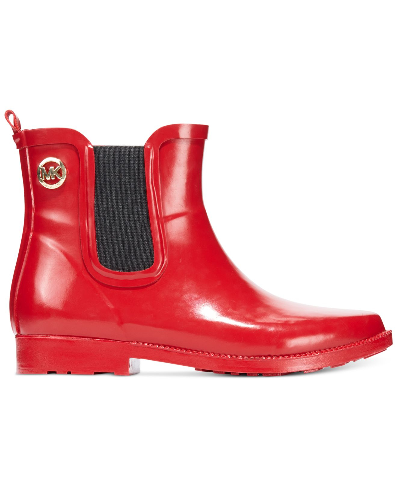 michael kors charm rain boots