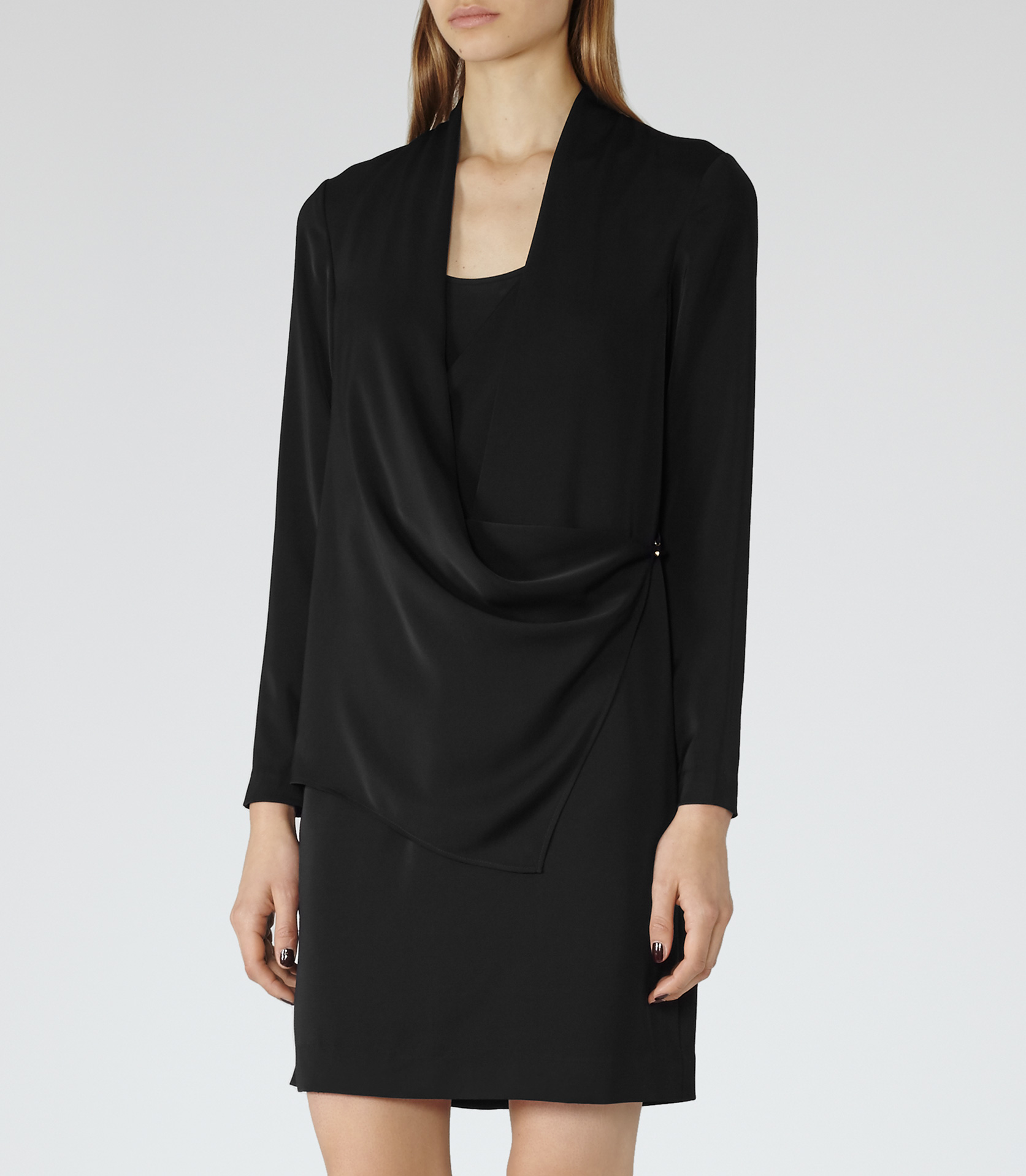 reiss wrap dress