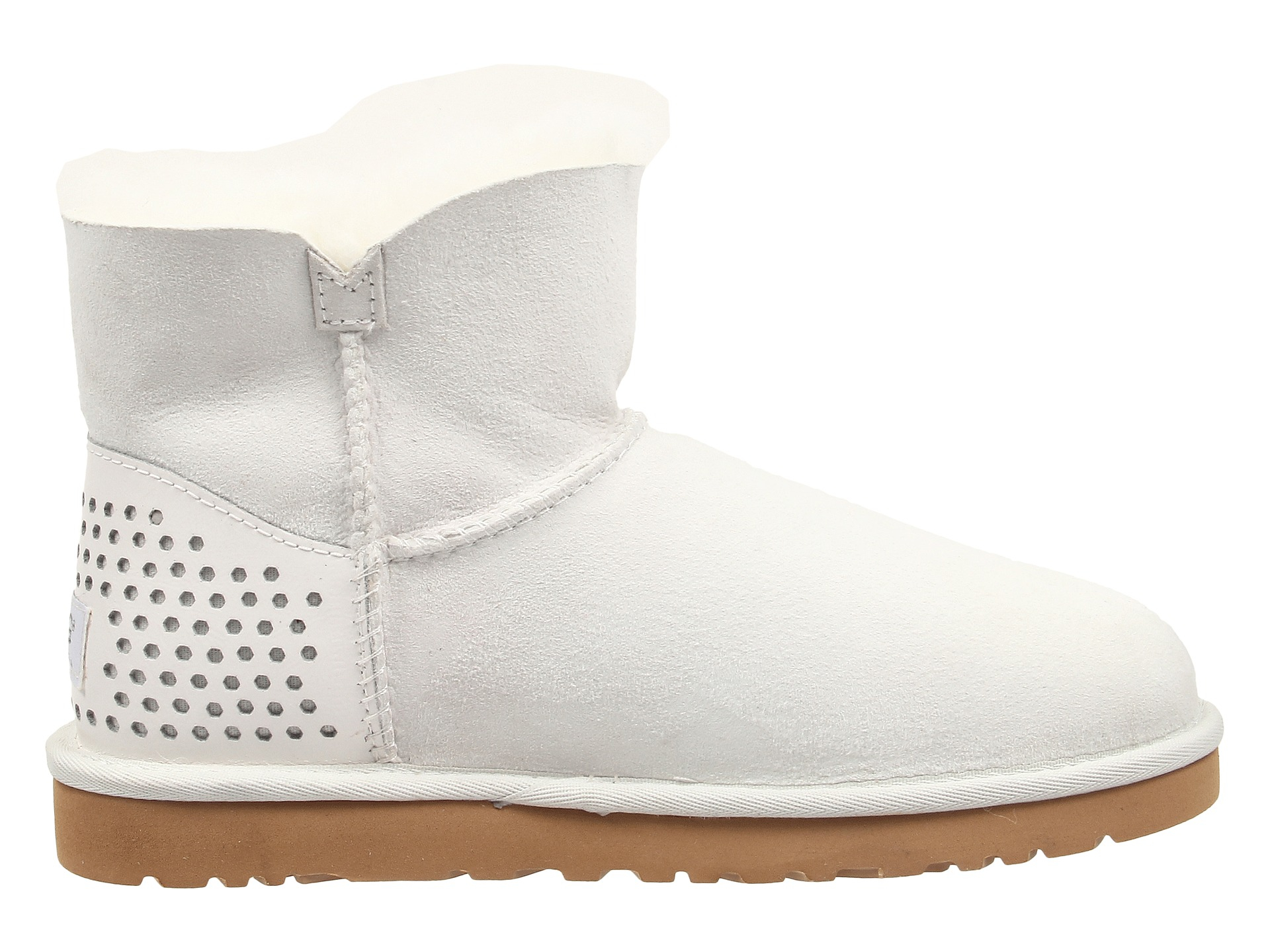 Lyst - Ugg Mini Bailey Button Geo Perf in White Gallery