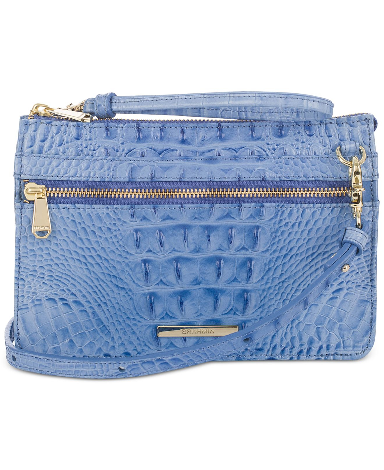 brahmin blue crossbody