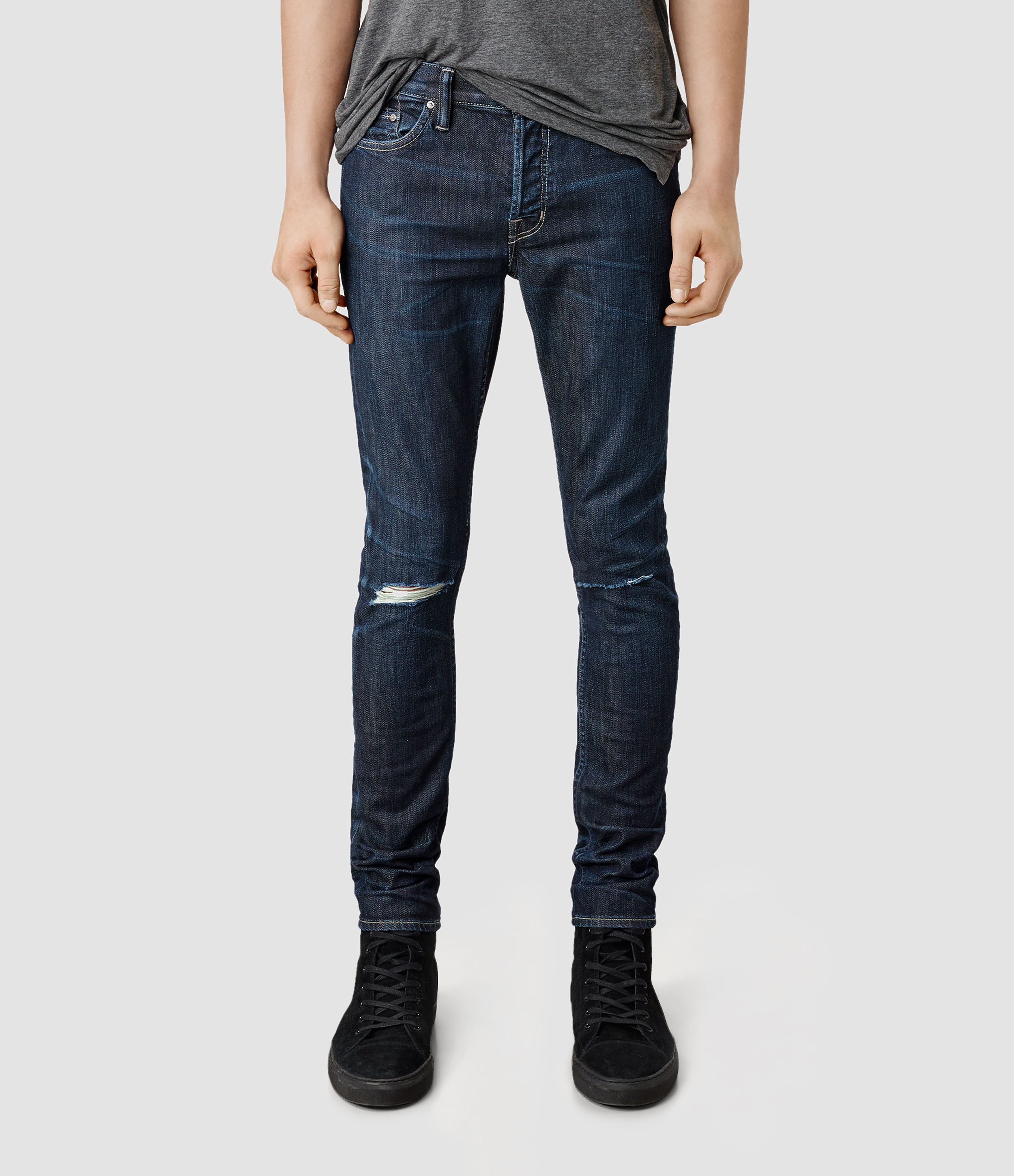 all saints cigarette jeans