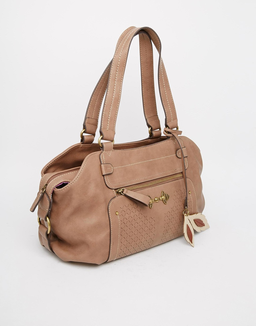Lyst Nica Bag With Feather Tassel in Brown