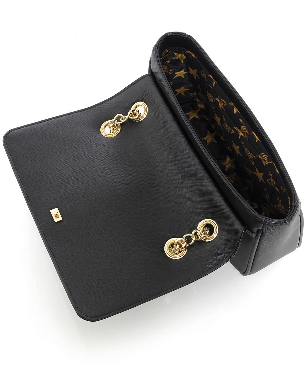 Vivienne Westwood Divina Chain Shoulder Bag in Black Lyst