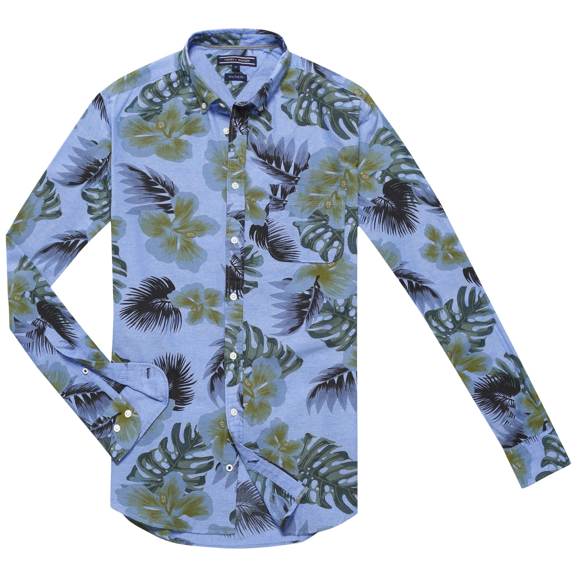 tommy hilfiger flower shirt