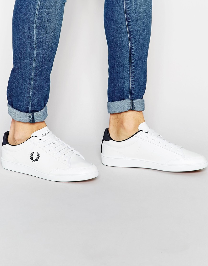 Fred Perry Hopman Leather Sneakers - White for Men - Lyst