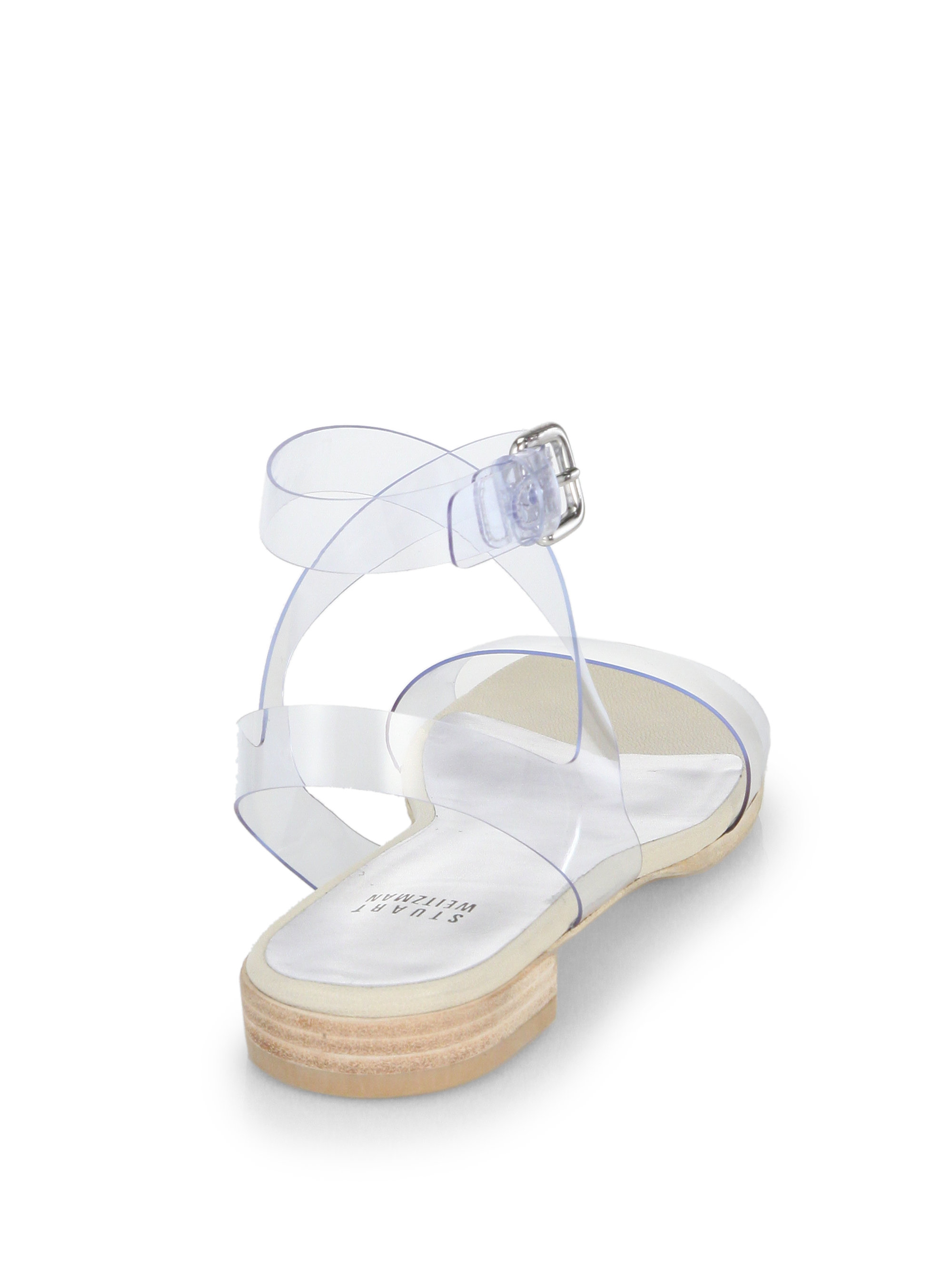 pvc flat sandals