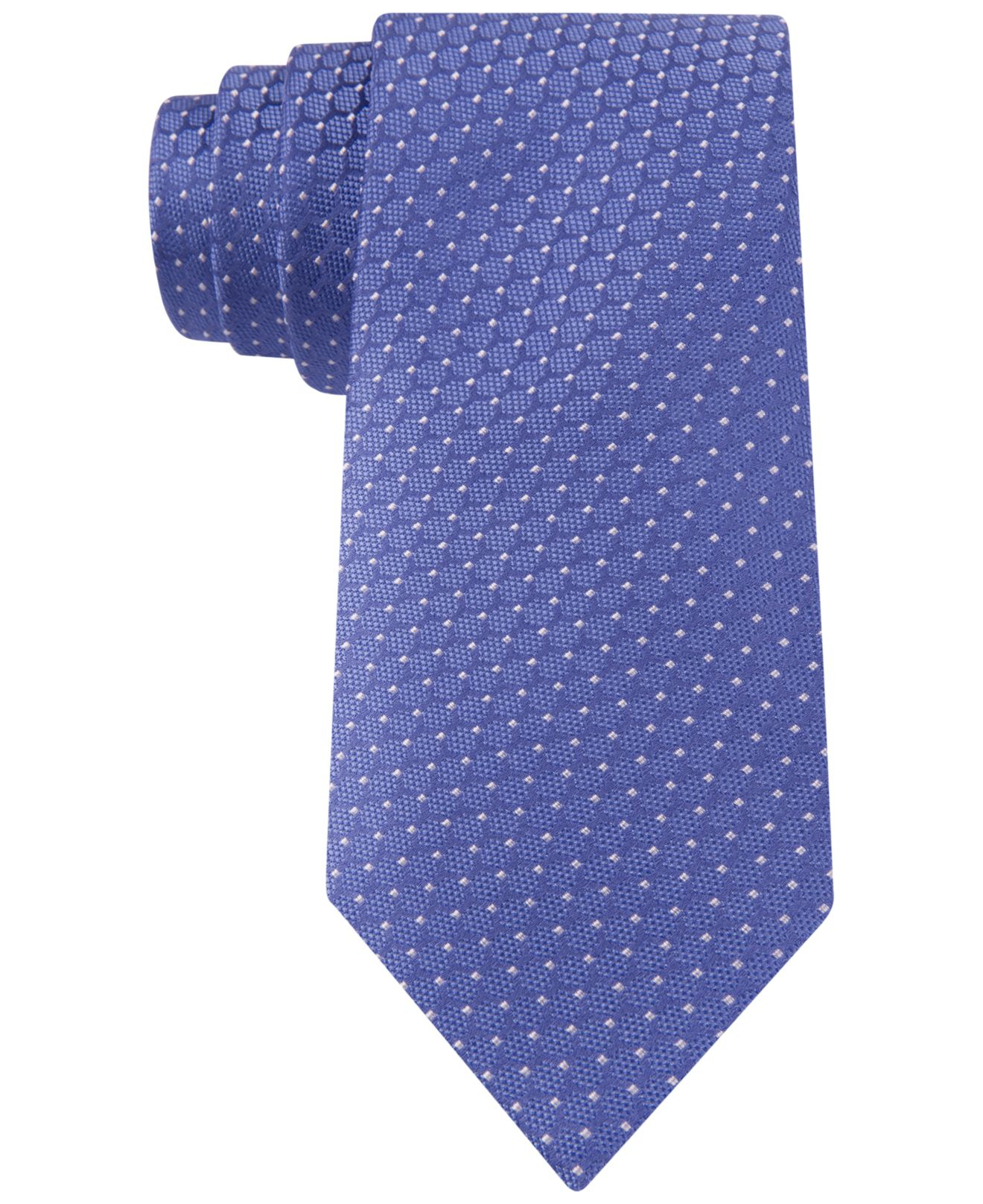 Michael Kors Michael Dot Slim Tie in Blue for Men (Cadet Blue
