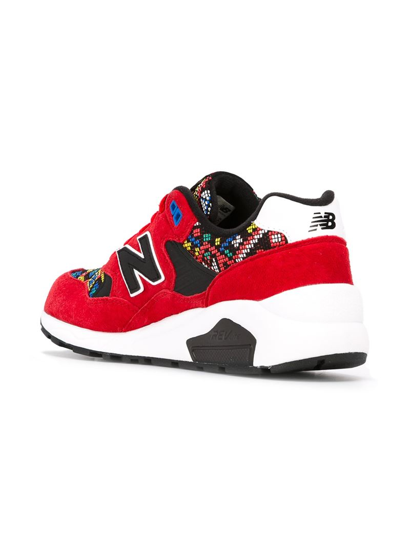 New Balance '580 Elite Edition' Sneakers in Red - Lyst