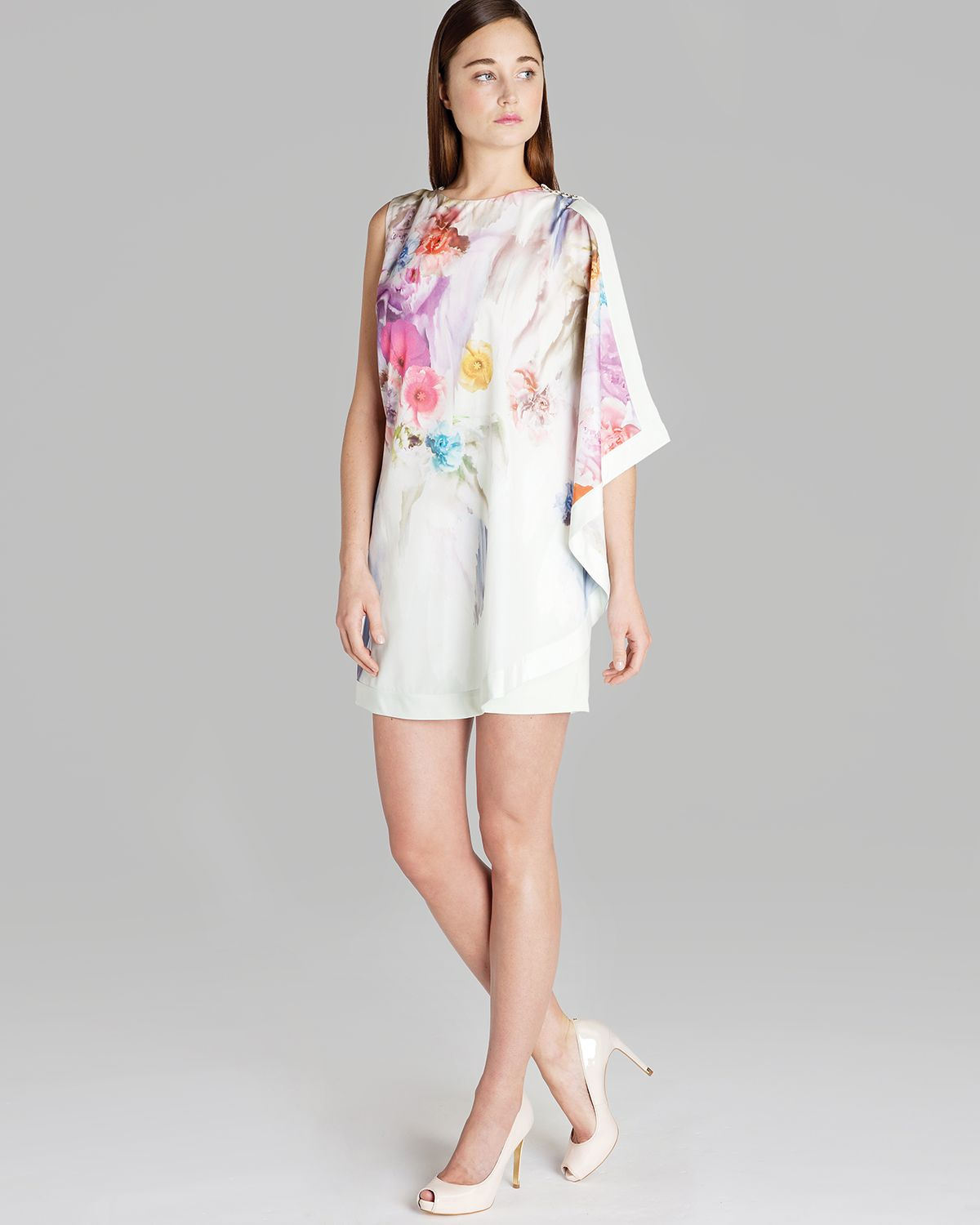 ted baker green floral dress