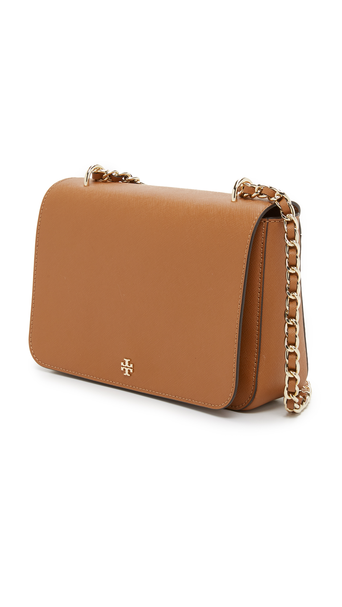 Tory Burch Orange Saffiano Leather Mini Robinson Crossbody Bag Tory Burch