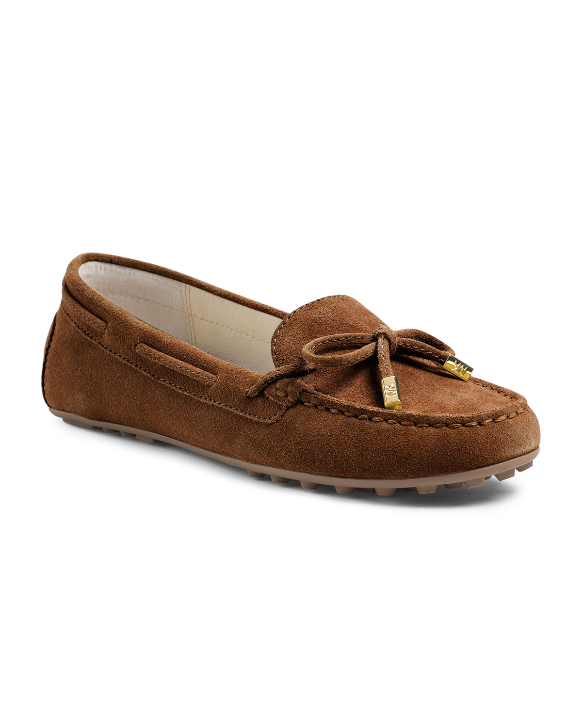 Michael kors Michael Daisy Suede Moccasin in Brown | Lyst