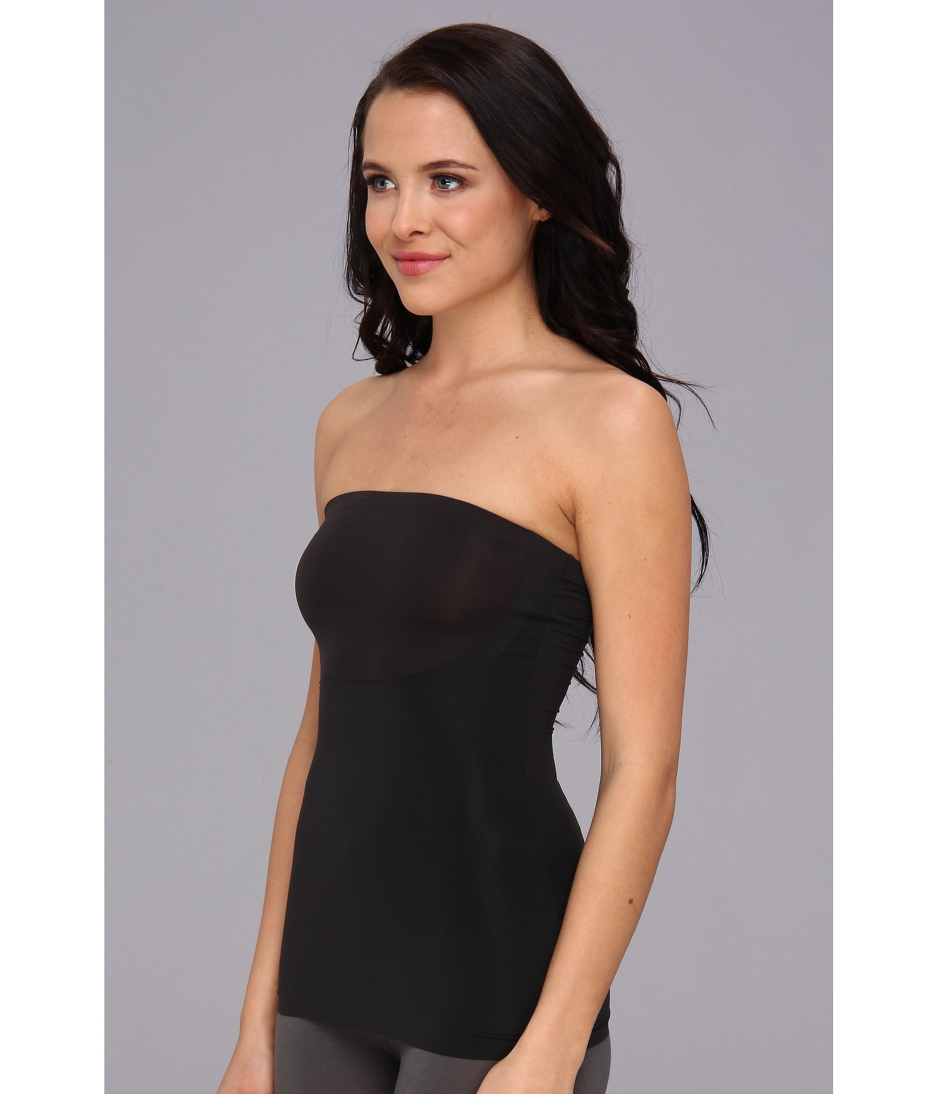 Spanx Trust Your Thinstincts Strapless Top in Black Lyst