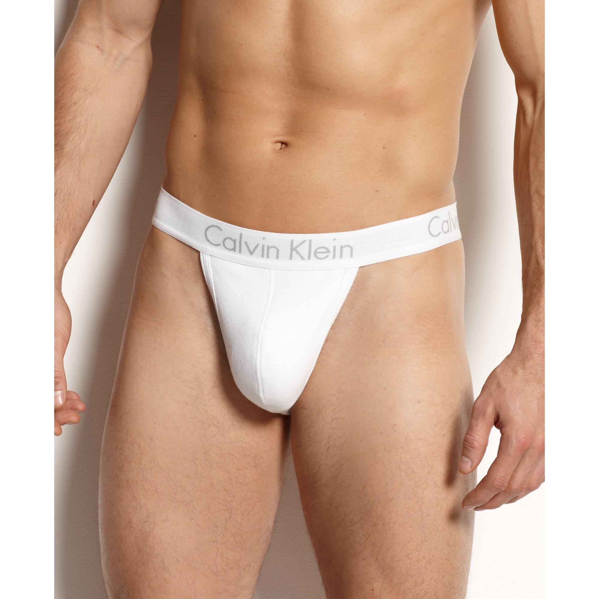 Calvin Klein Body Thong in White for Men