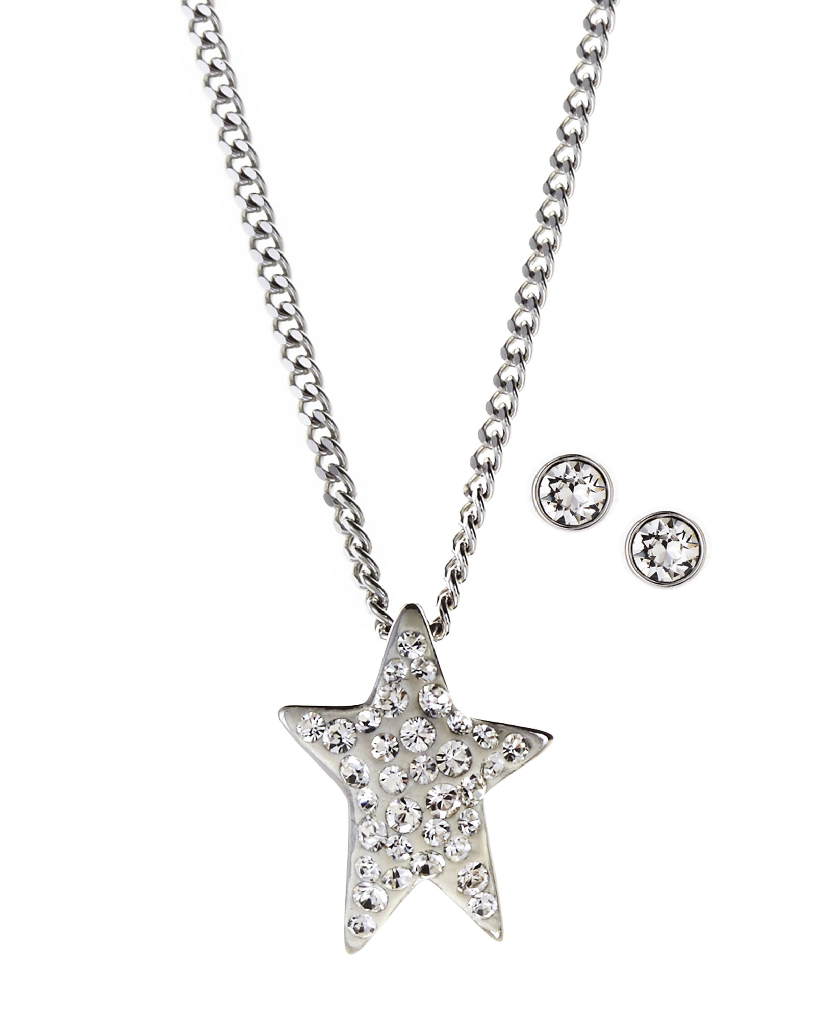 Star Necklace Earrings Set Star Necklace Earrings Set