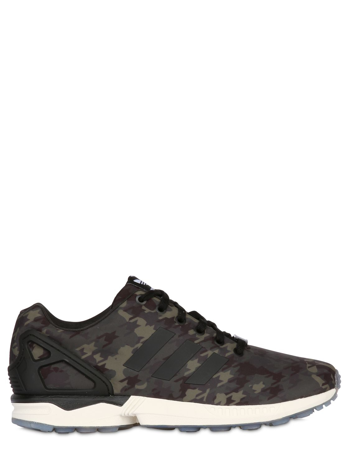 adidas Originals Zx Flux Camo 2.0 Sneakers in Grey for Men | Lyst UK