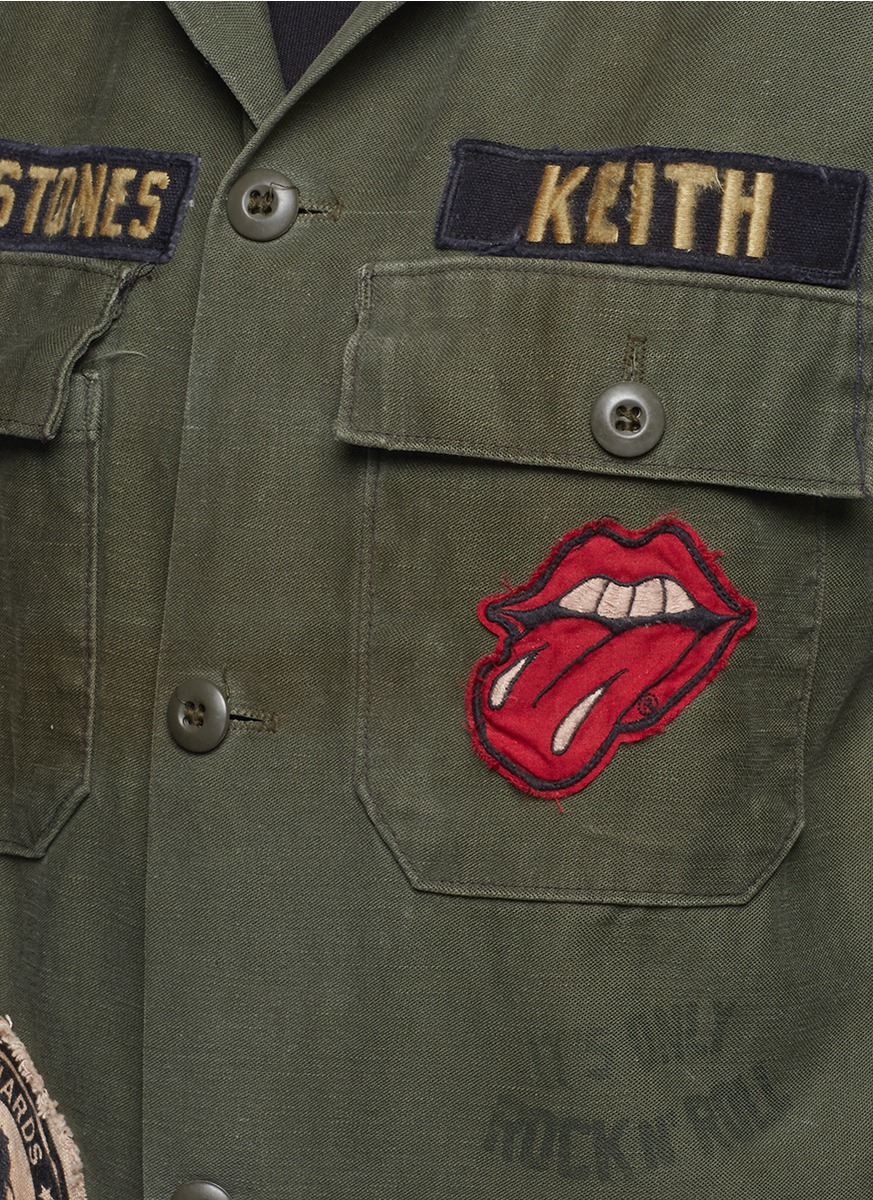 rolling stones patch jacket
