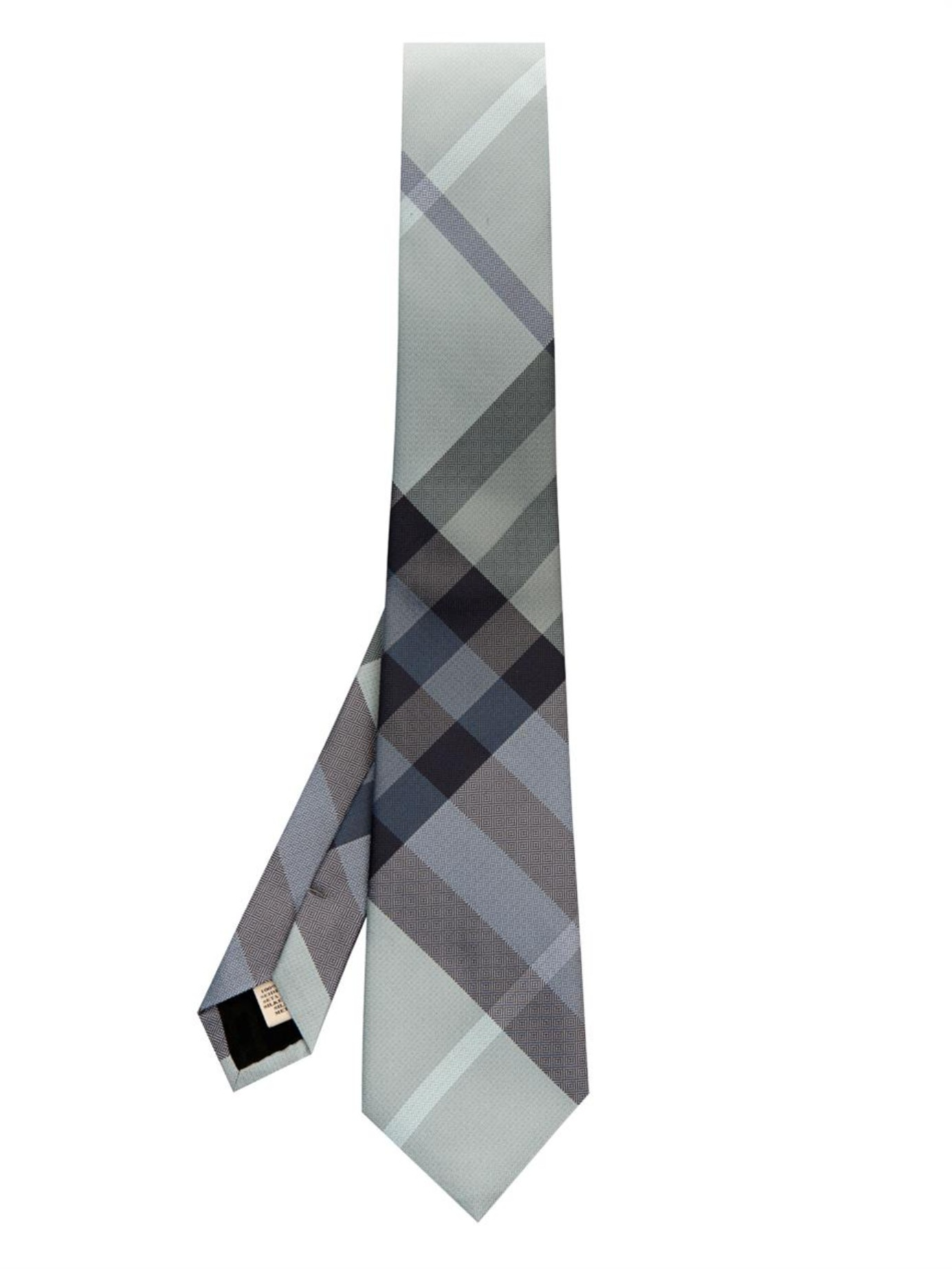 Burberry Rohan Heritage-Check Silk Tie in Light Blue (Blue) for Men - Lyst
