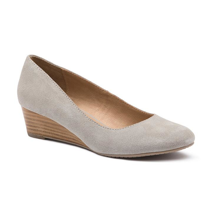 G.h. bass & co. Dolores Dress Wedges in Gray | Lyst