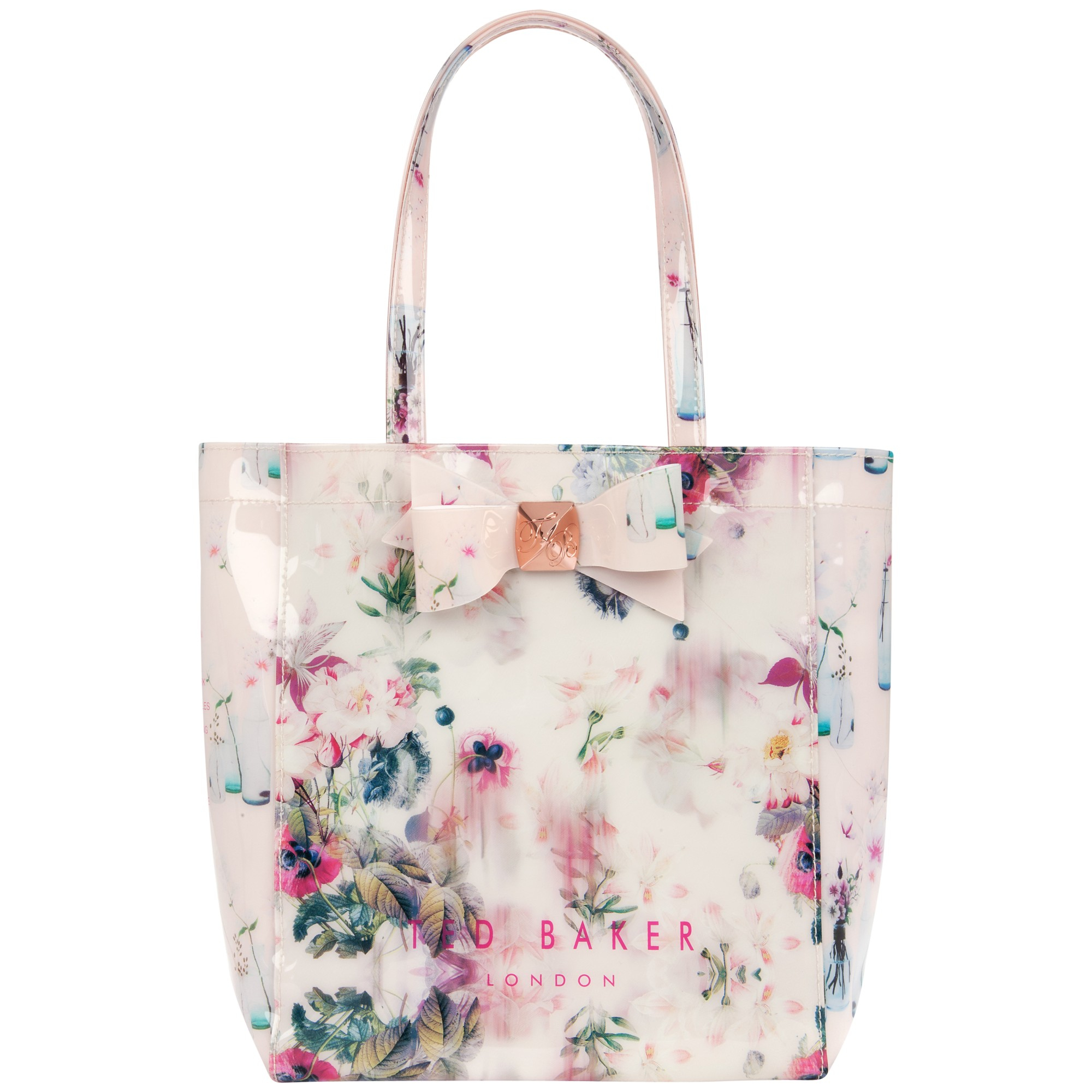 Ted Baker Printed Bow Small Icon Shopper Bag - Lyst