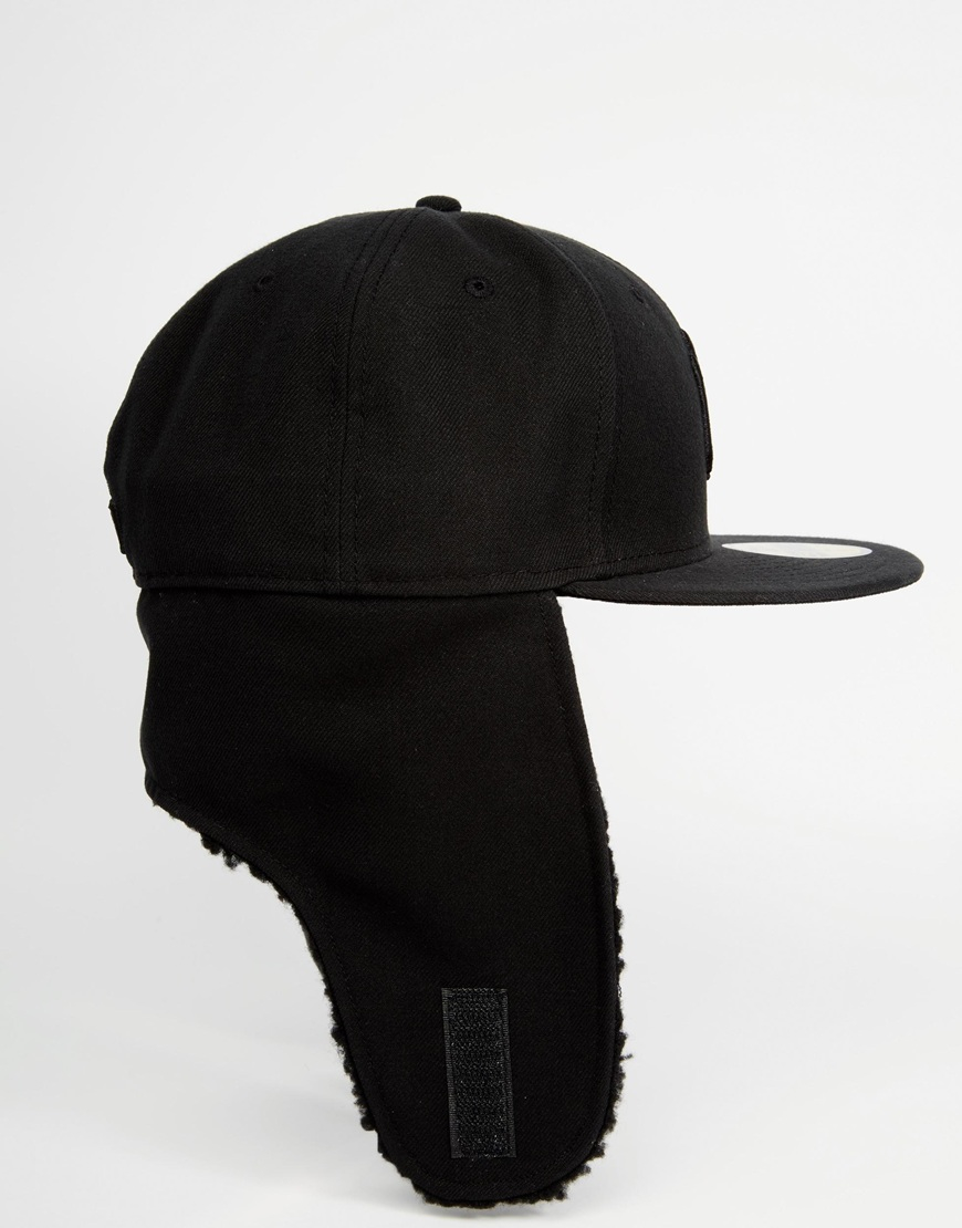 new era hat with ear flaps