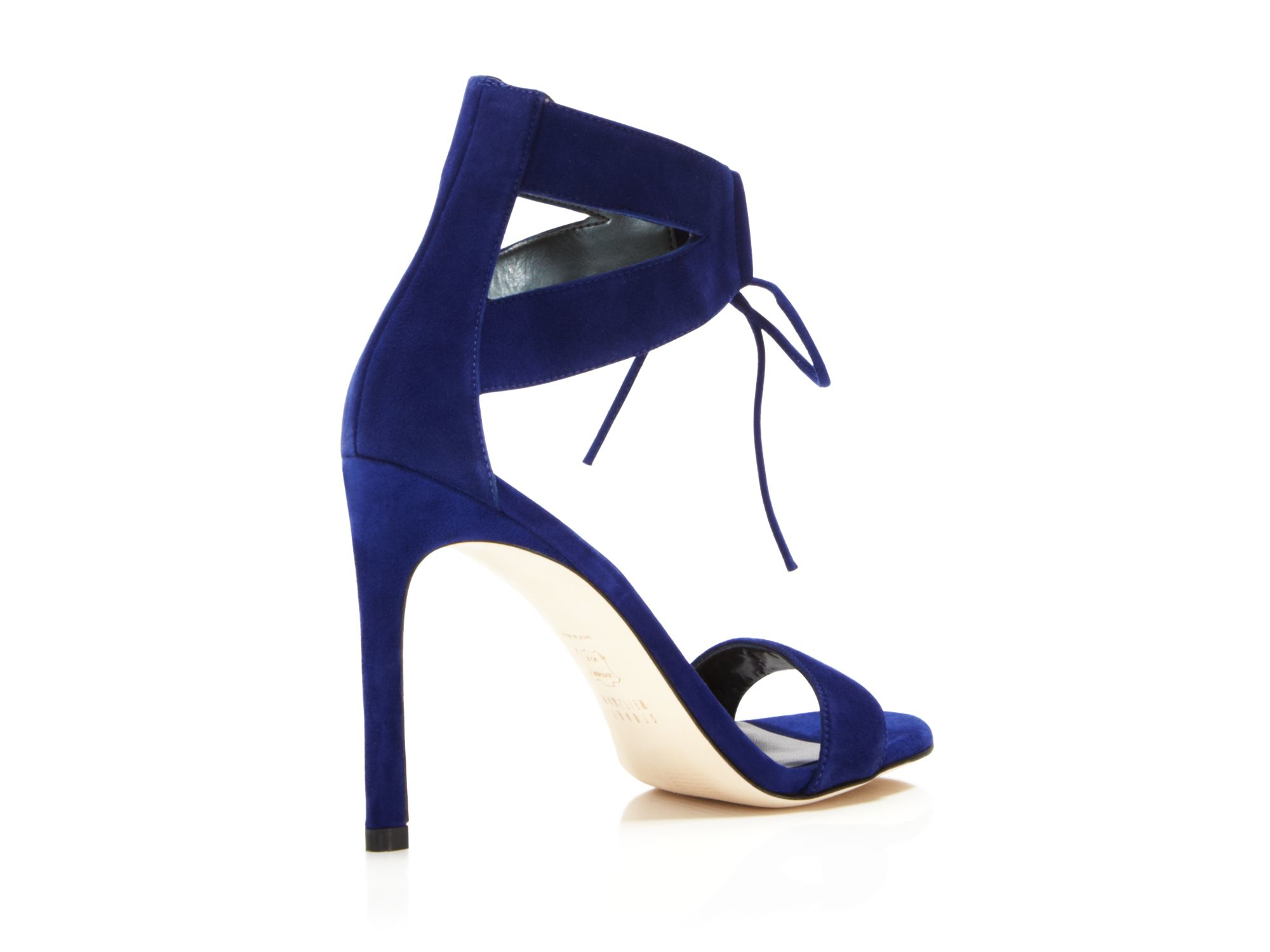 stuart weitzman blue heels