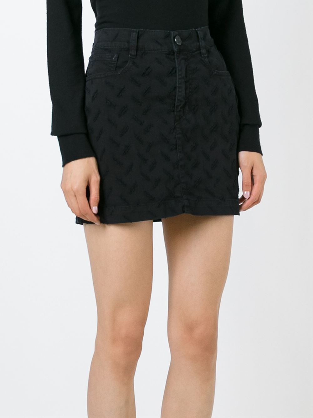 Vivienne westwood anglomania 'table' Mini Skirt in Black | Lyst