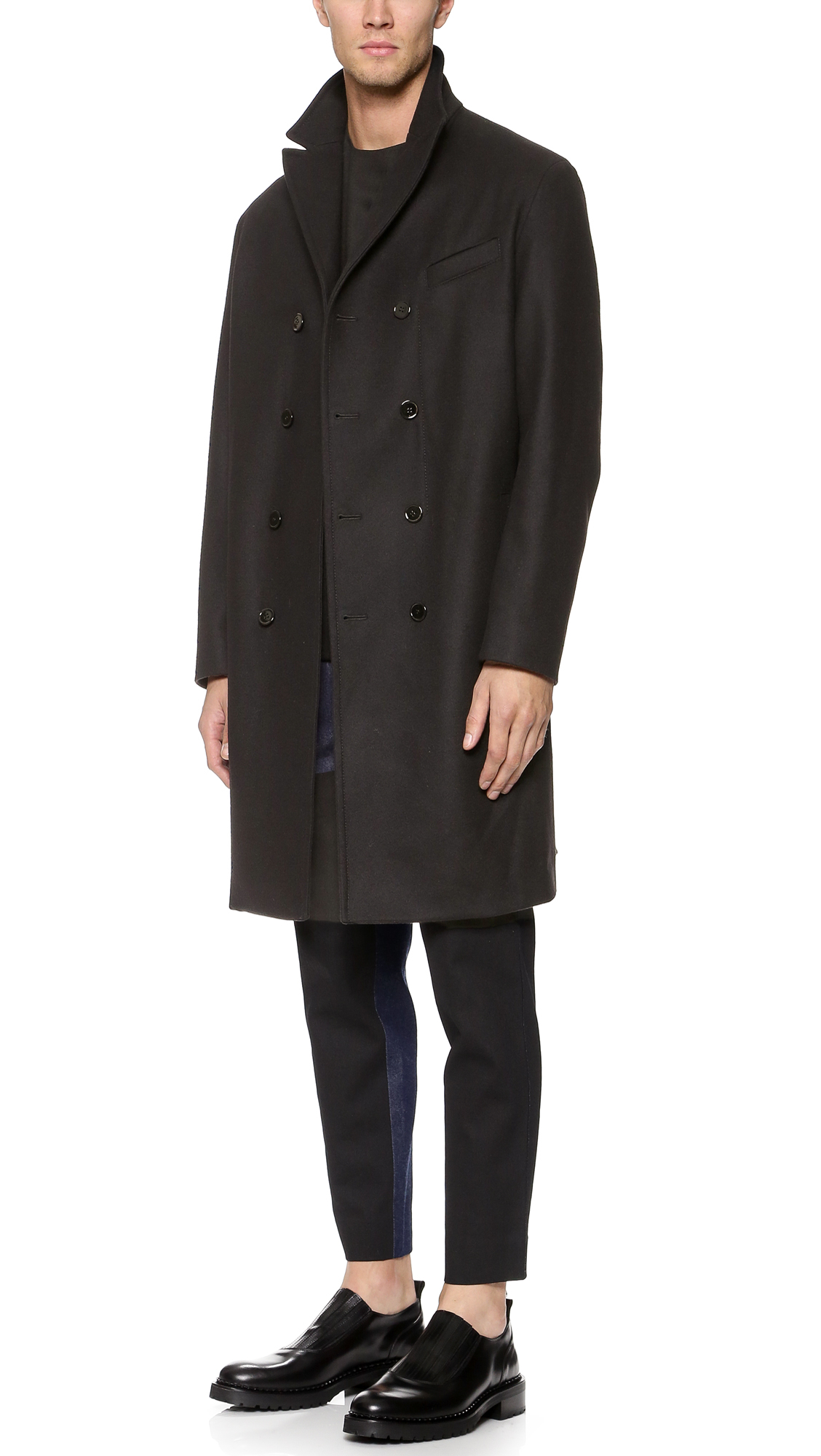 felt overcoat