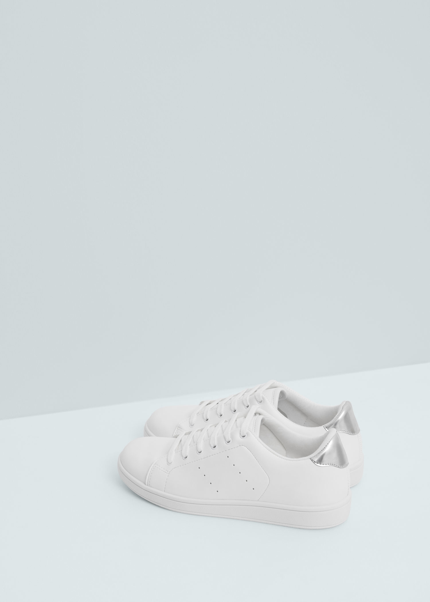 mango sneakers white