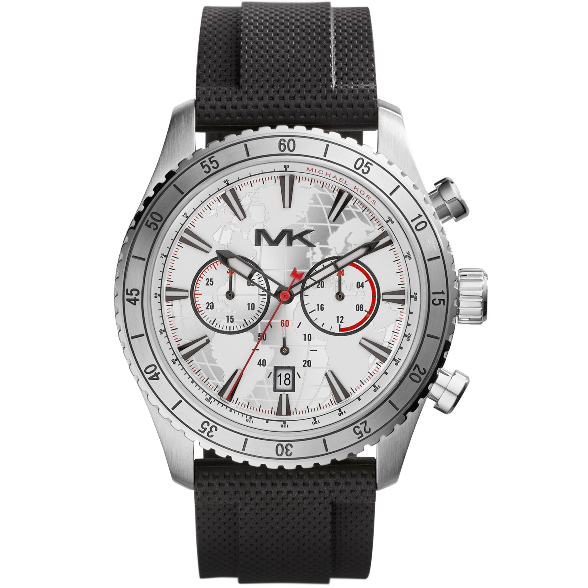 michael kors black stainless steel watch