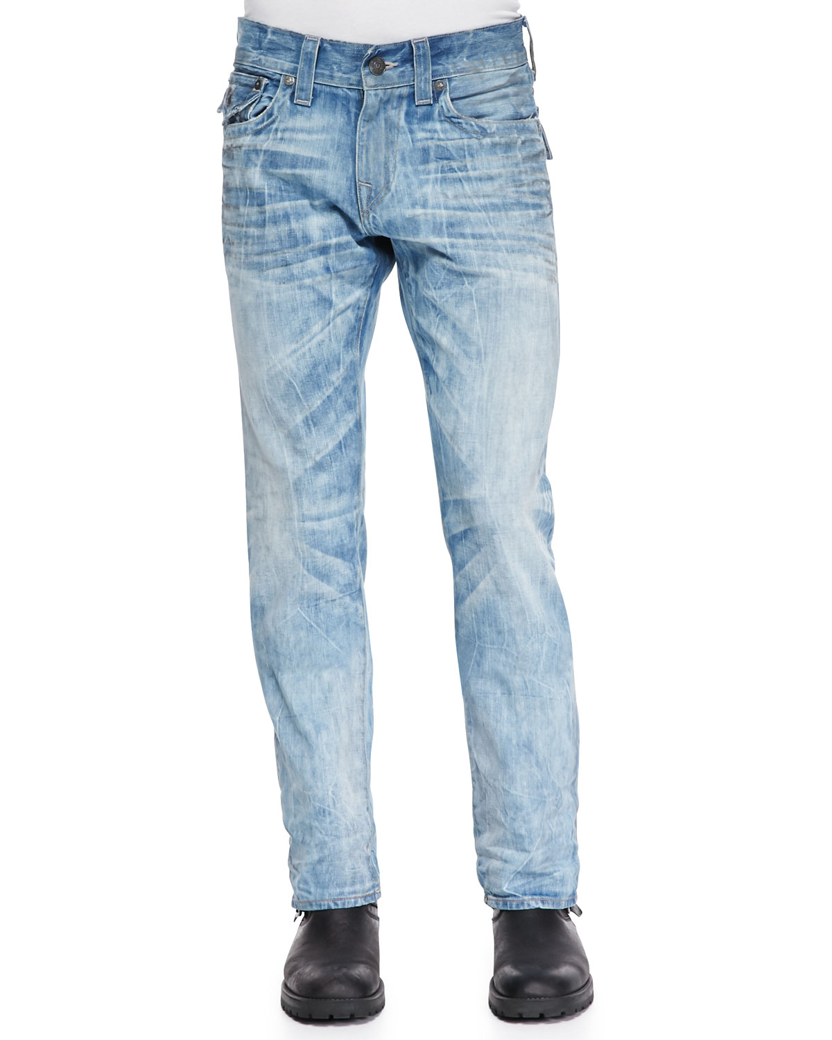 light blue true religion jeans mens