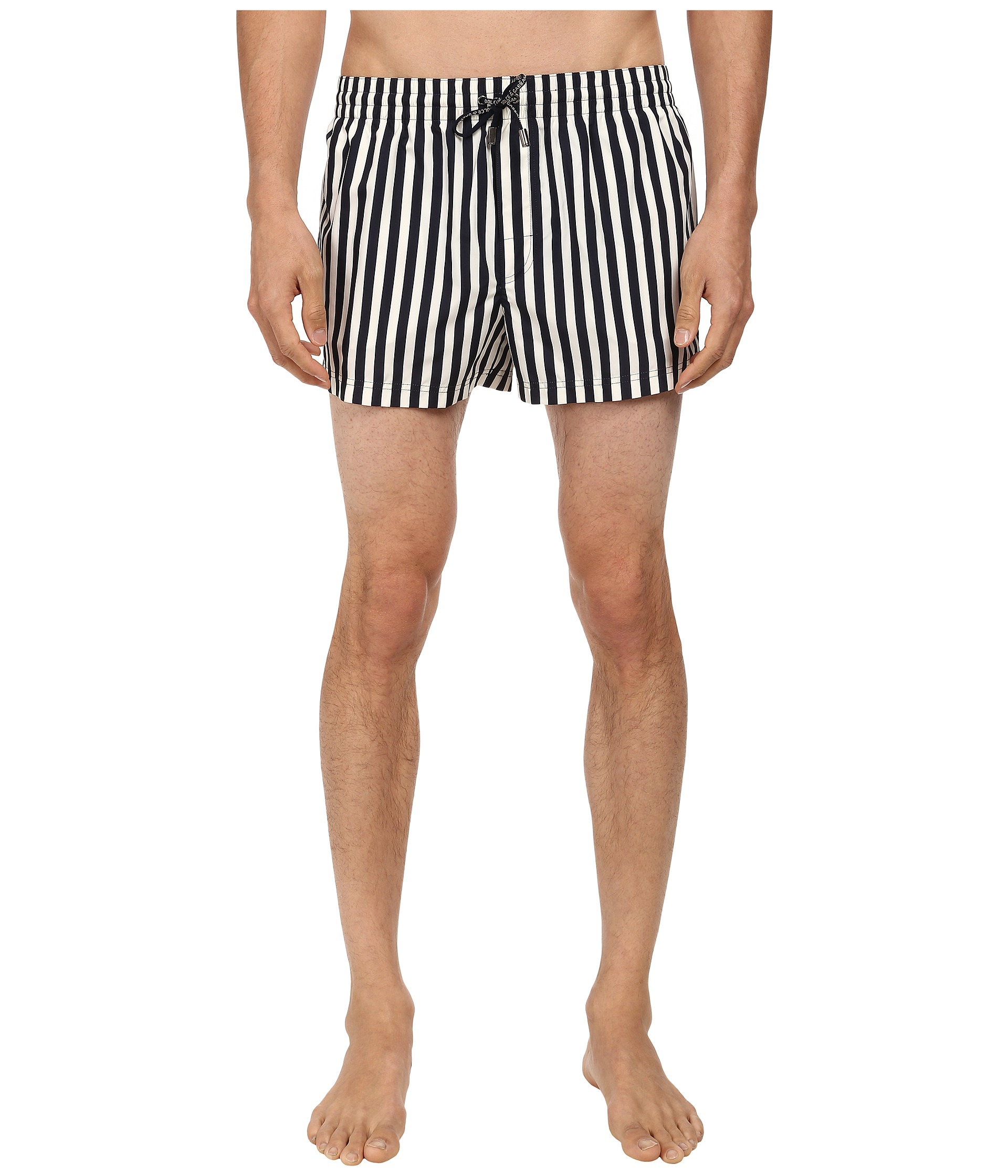 vertical striped swim trunks