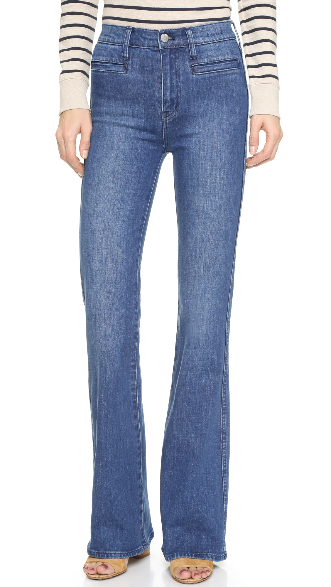 Madewell Flea Market Flare Jeans in Blue Lyst