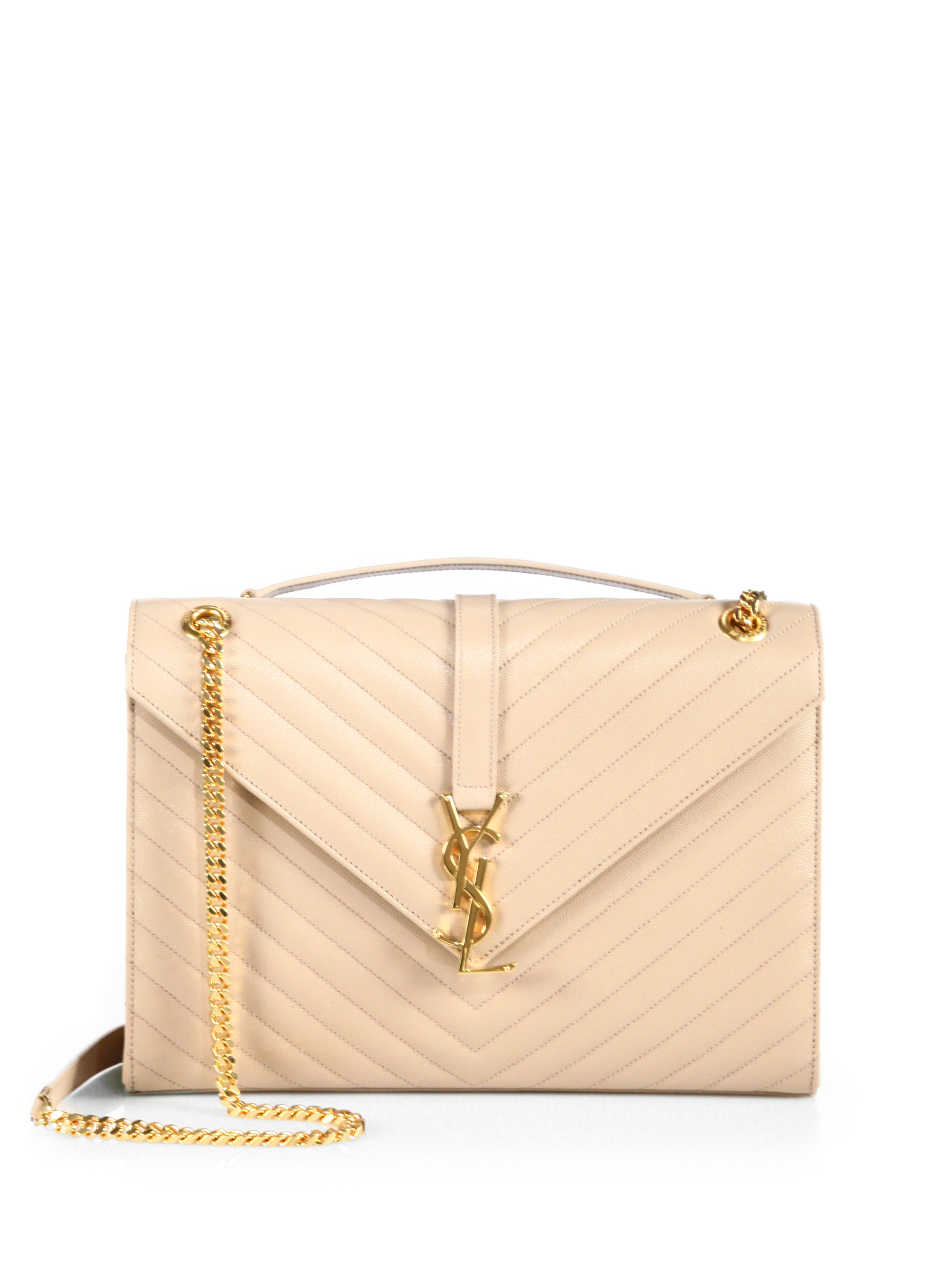 beige saint laurent bag