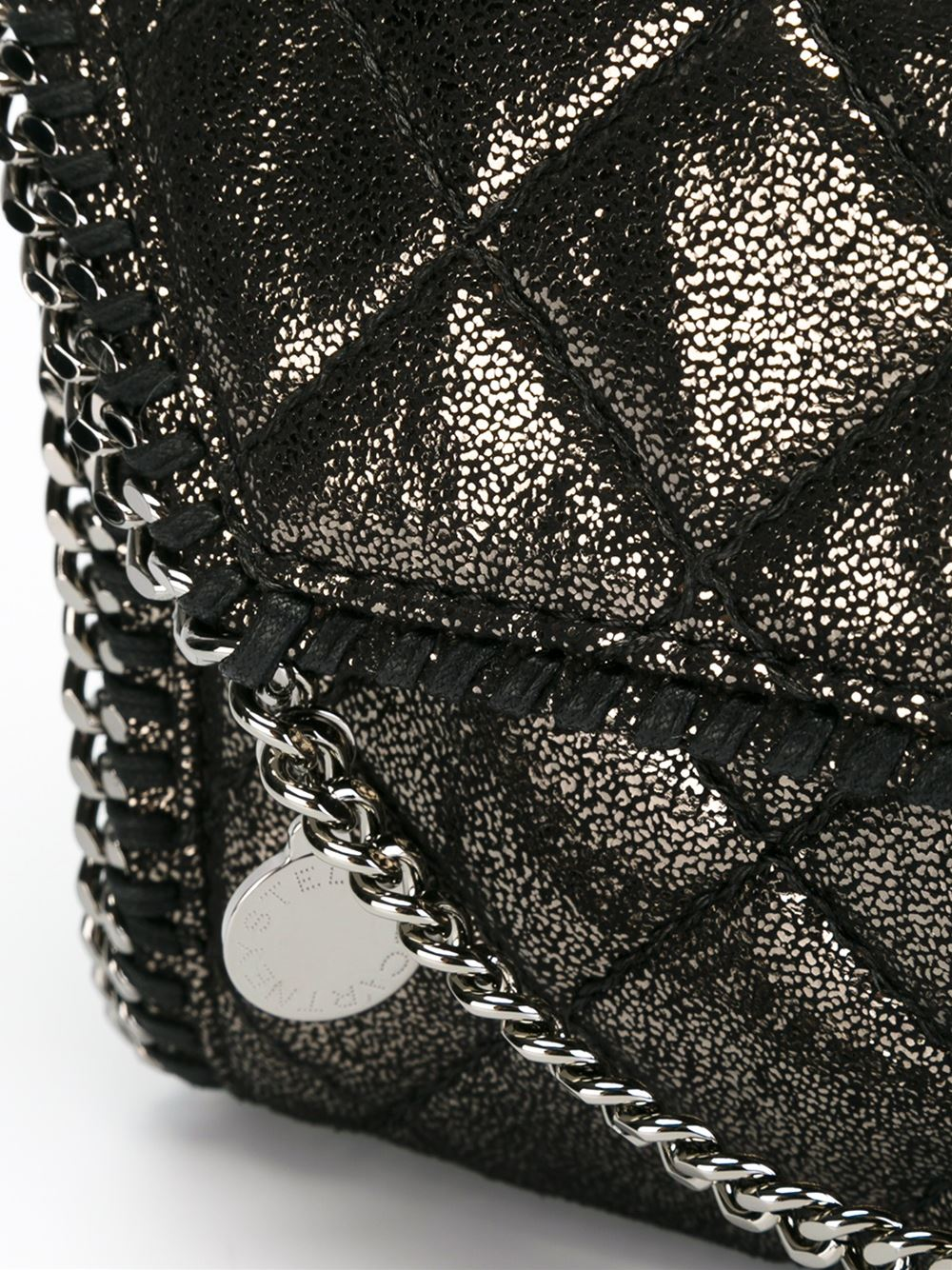 Stella mccartney 'Falabella' Quilted Crossbody Bag in Silver (METALLIC) Lyst
