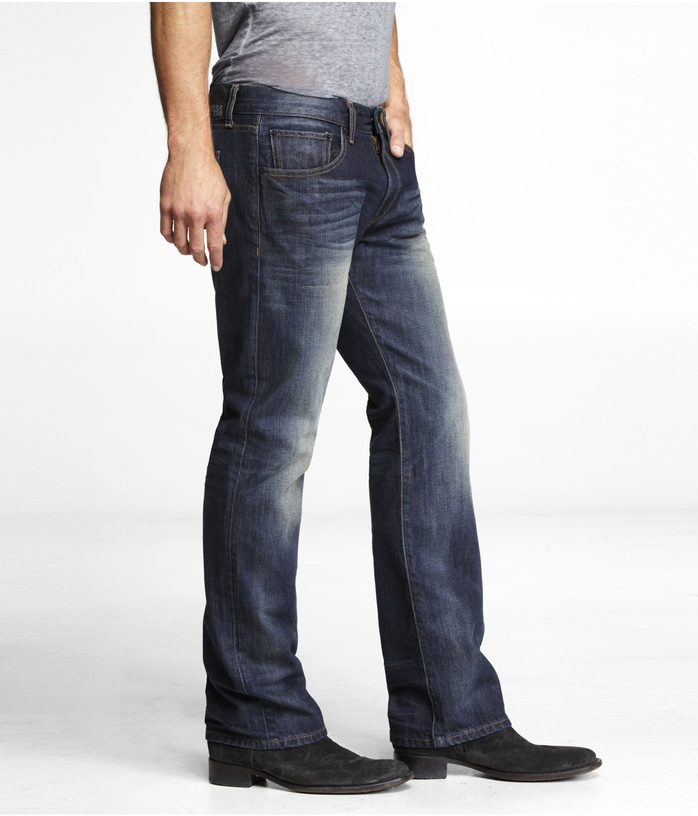 Express Rocco Slim Fit Boot Cut Jean in 