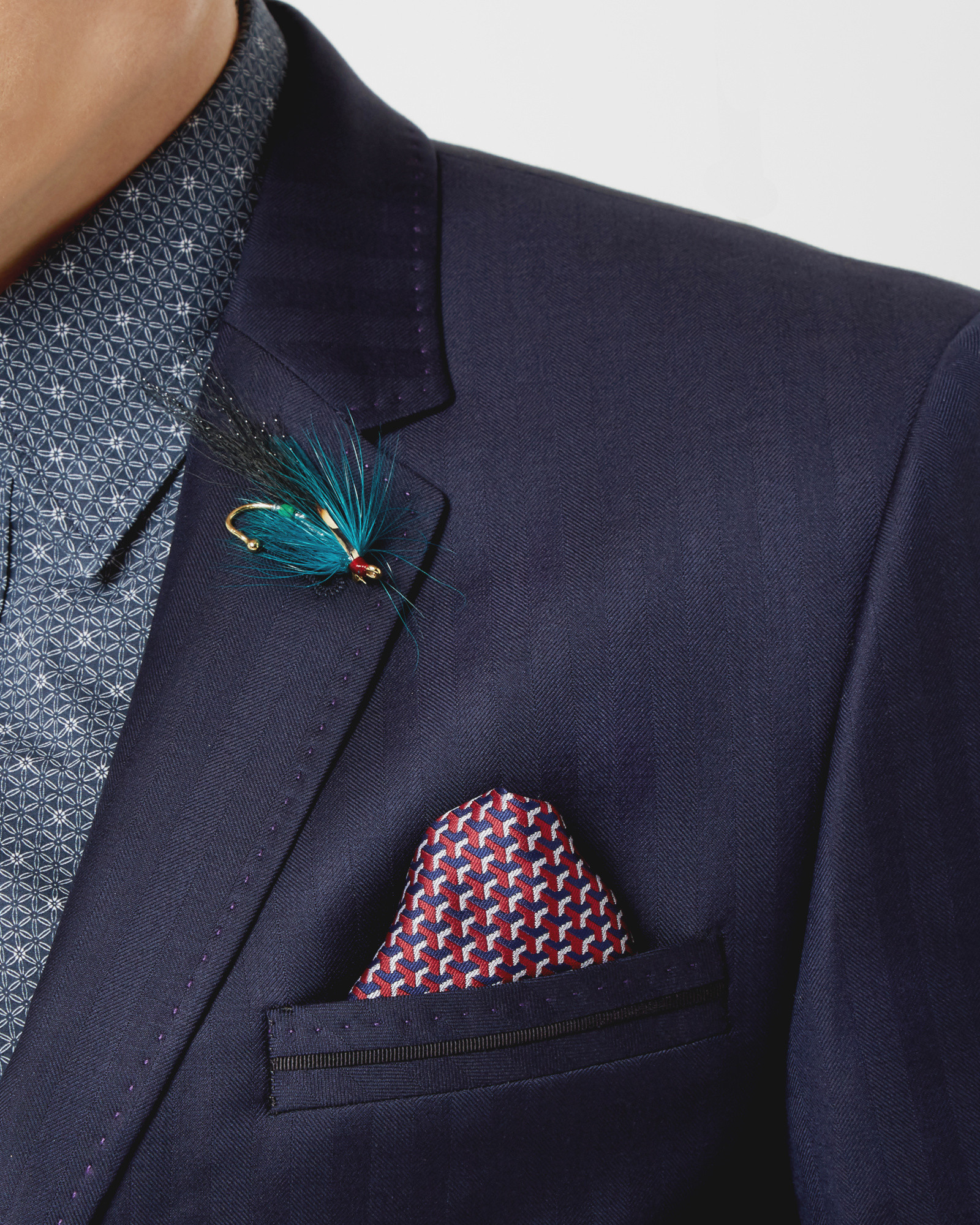 ted baker tight lines blazer