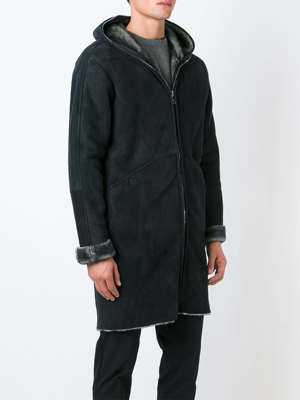 giorgio brato shearling coat