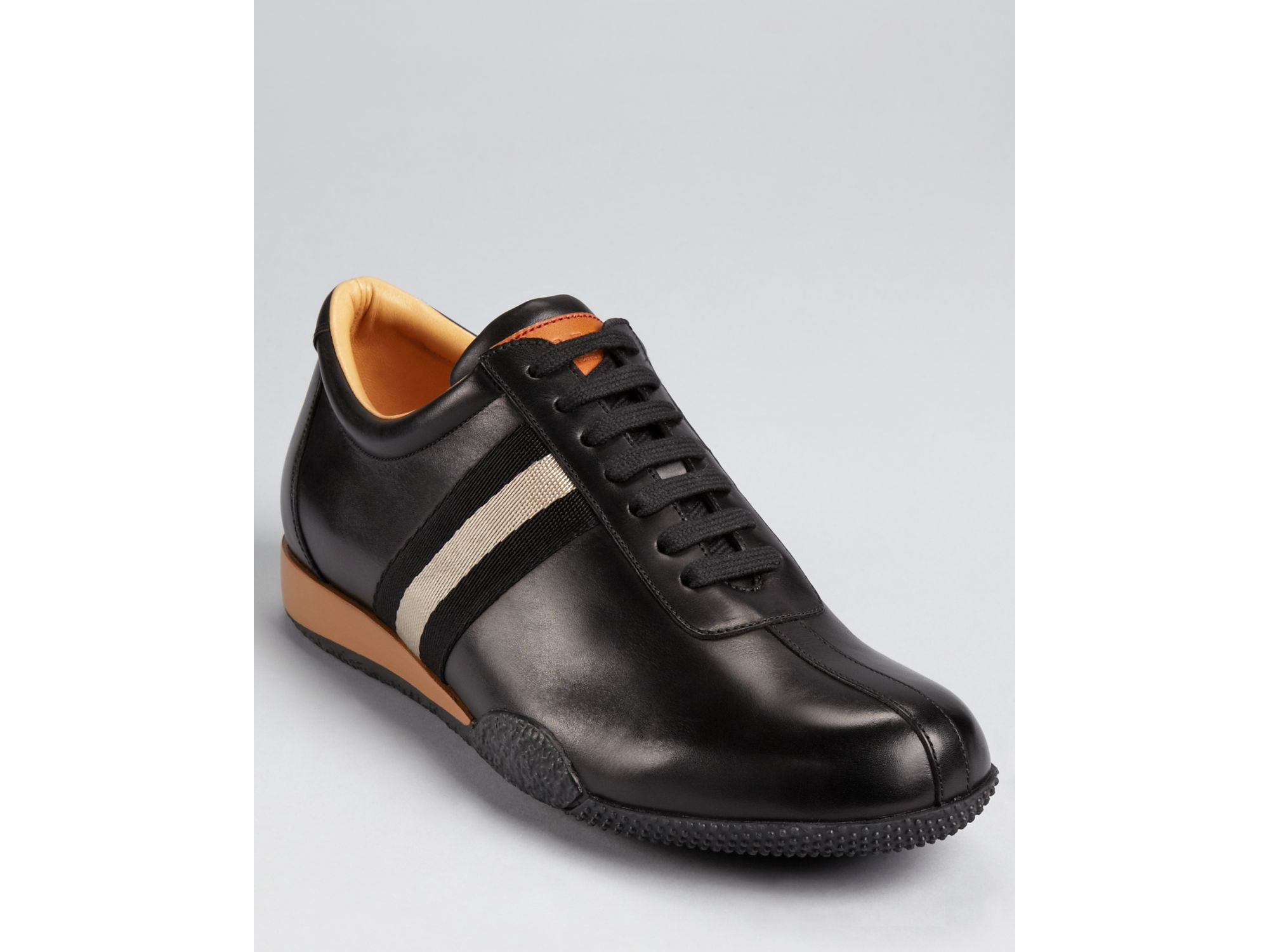 bally patent leather sneakers