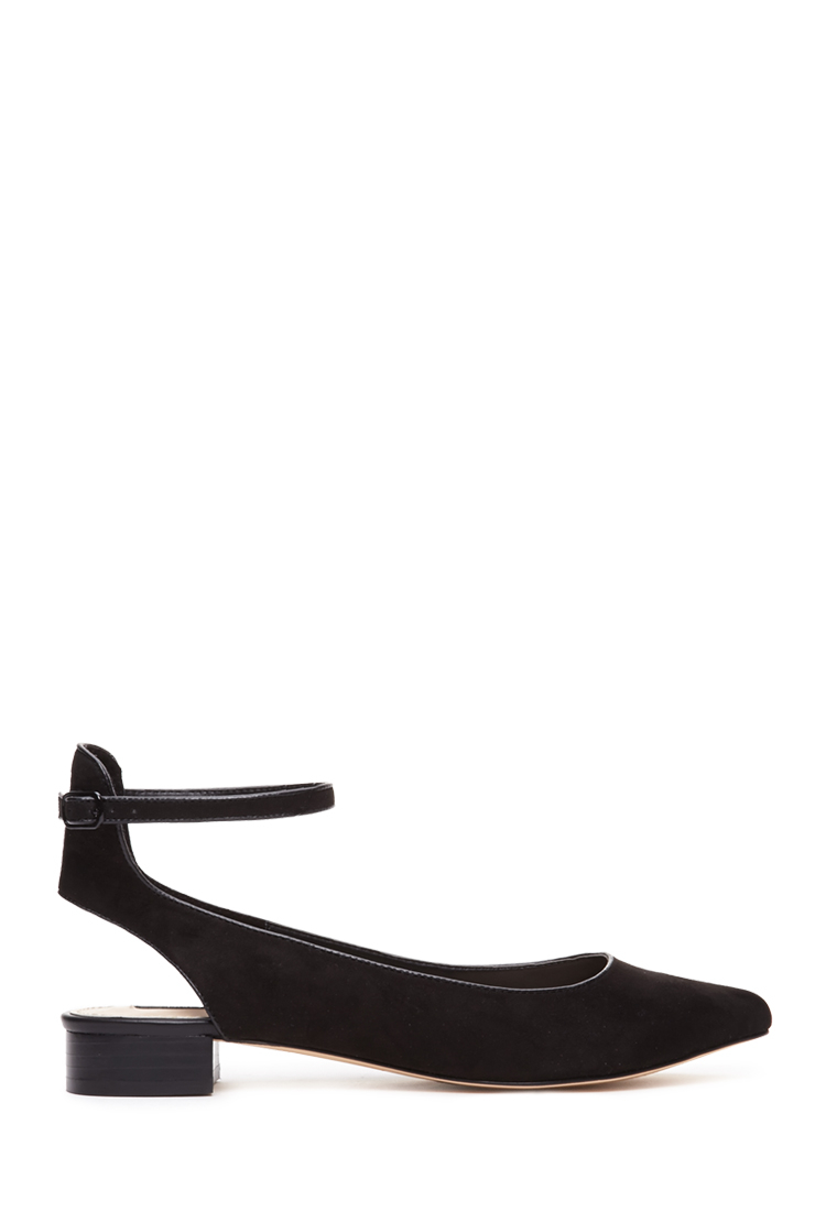 pointed ankle flats