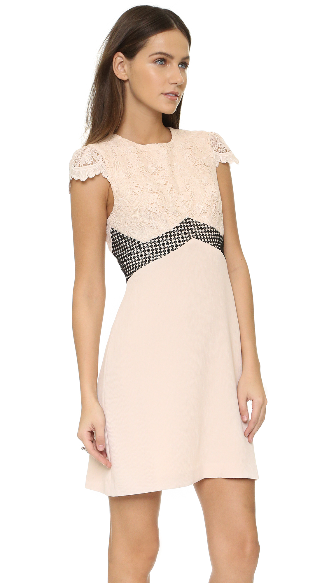 Club monaco Zulandah Dress in Pink | Lyst