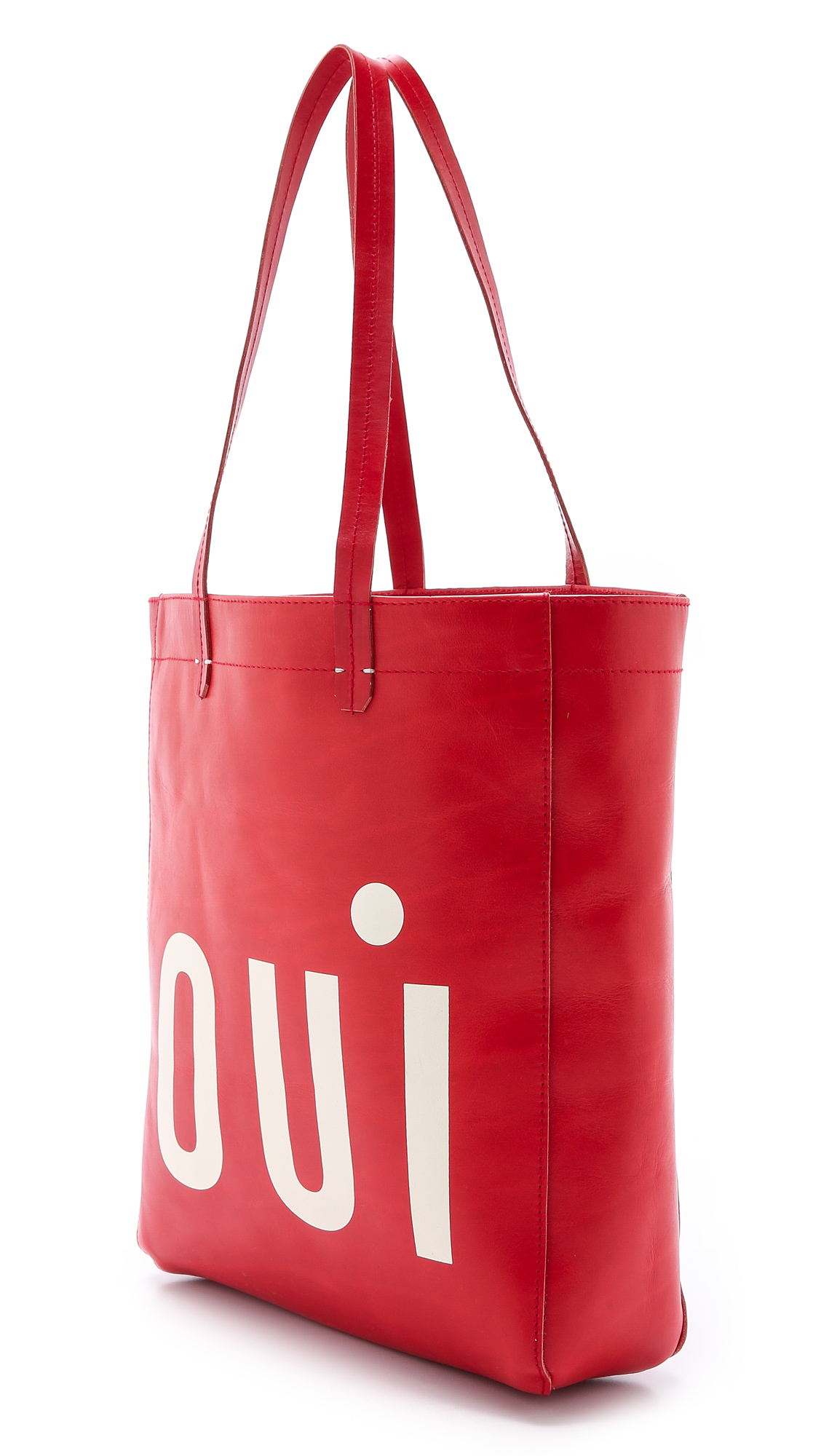 Clare V. Sandy Tote Bag - Red Totes, Handbags - W2429072