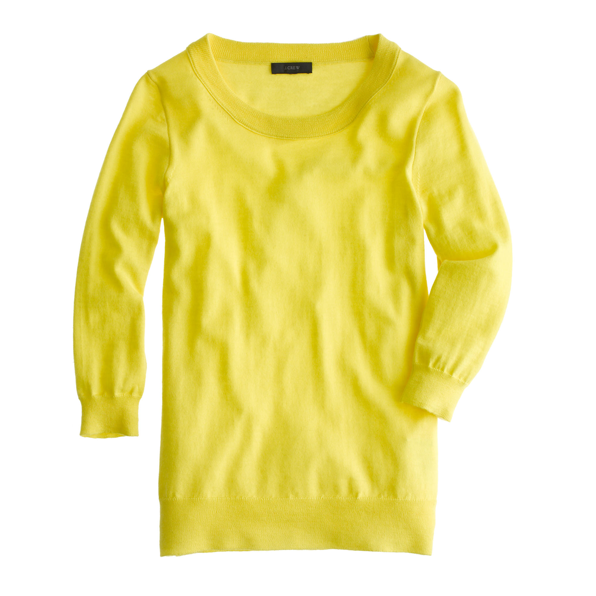 J Crew Merino Wool Tippi Sweater In Lemon Yellow Lyst